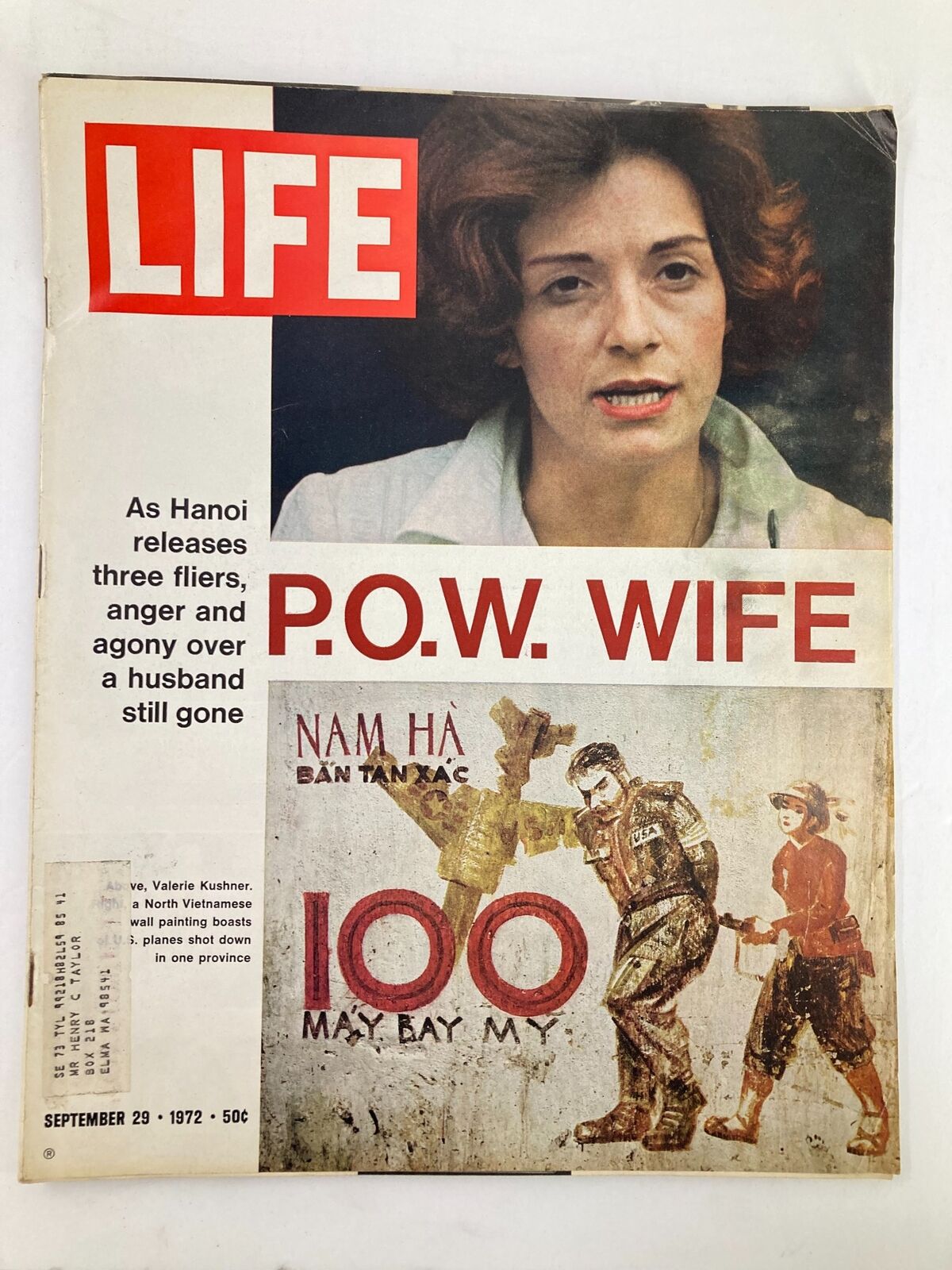 VTG Life Magazine September 29 1972 Valerie Kushner The P.O.W. Wife