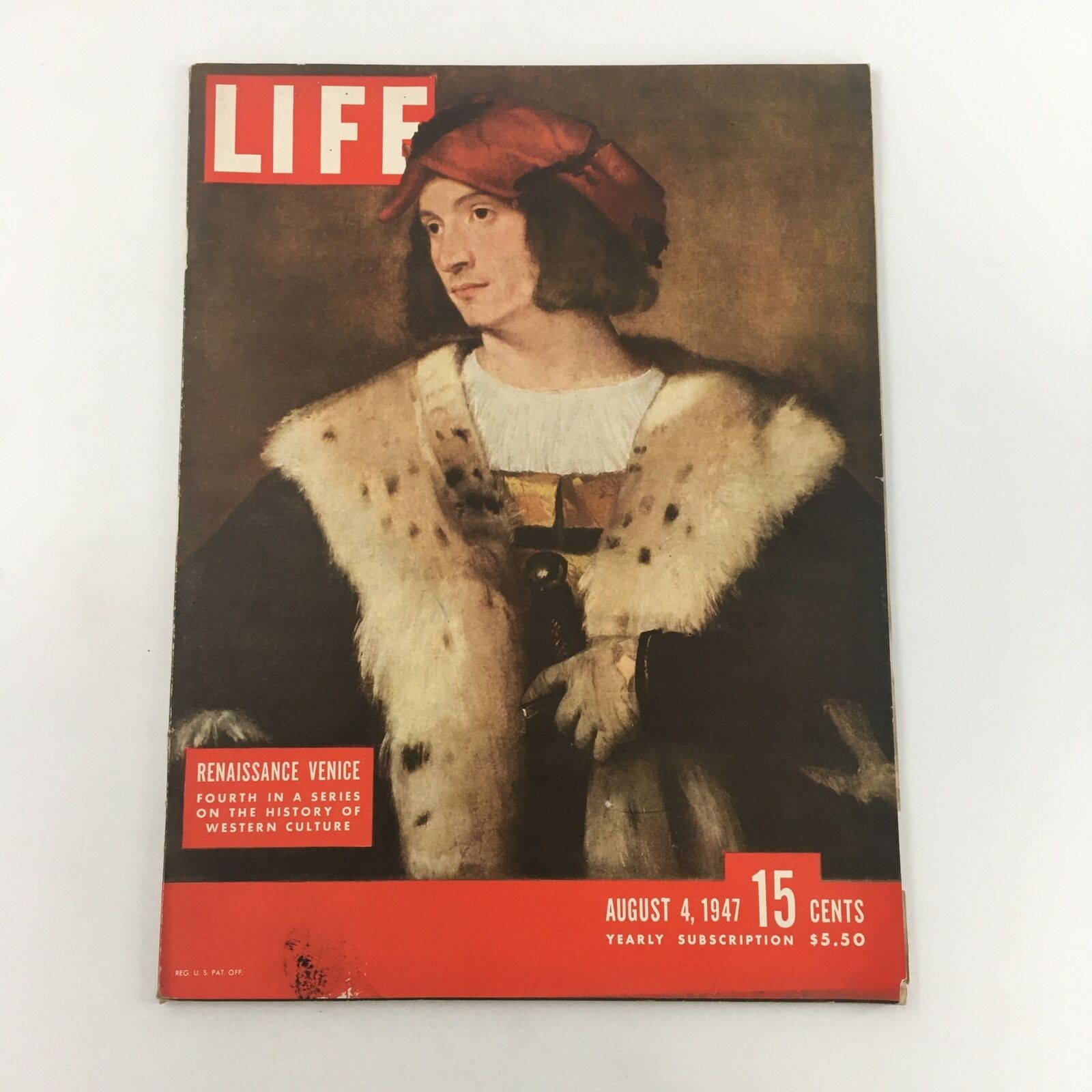 VTG Life Magazine August 4 1947 Renaissance Venice, History of Western Culture