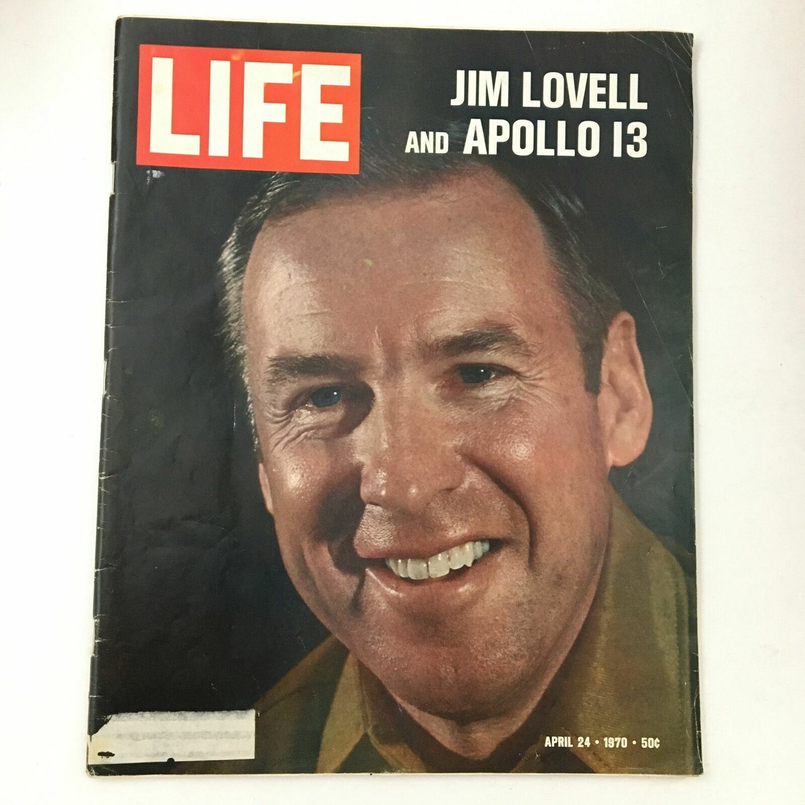 Life Magazine April 24 1970 American Astronaut Jim Lovell and Apollo 13