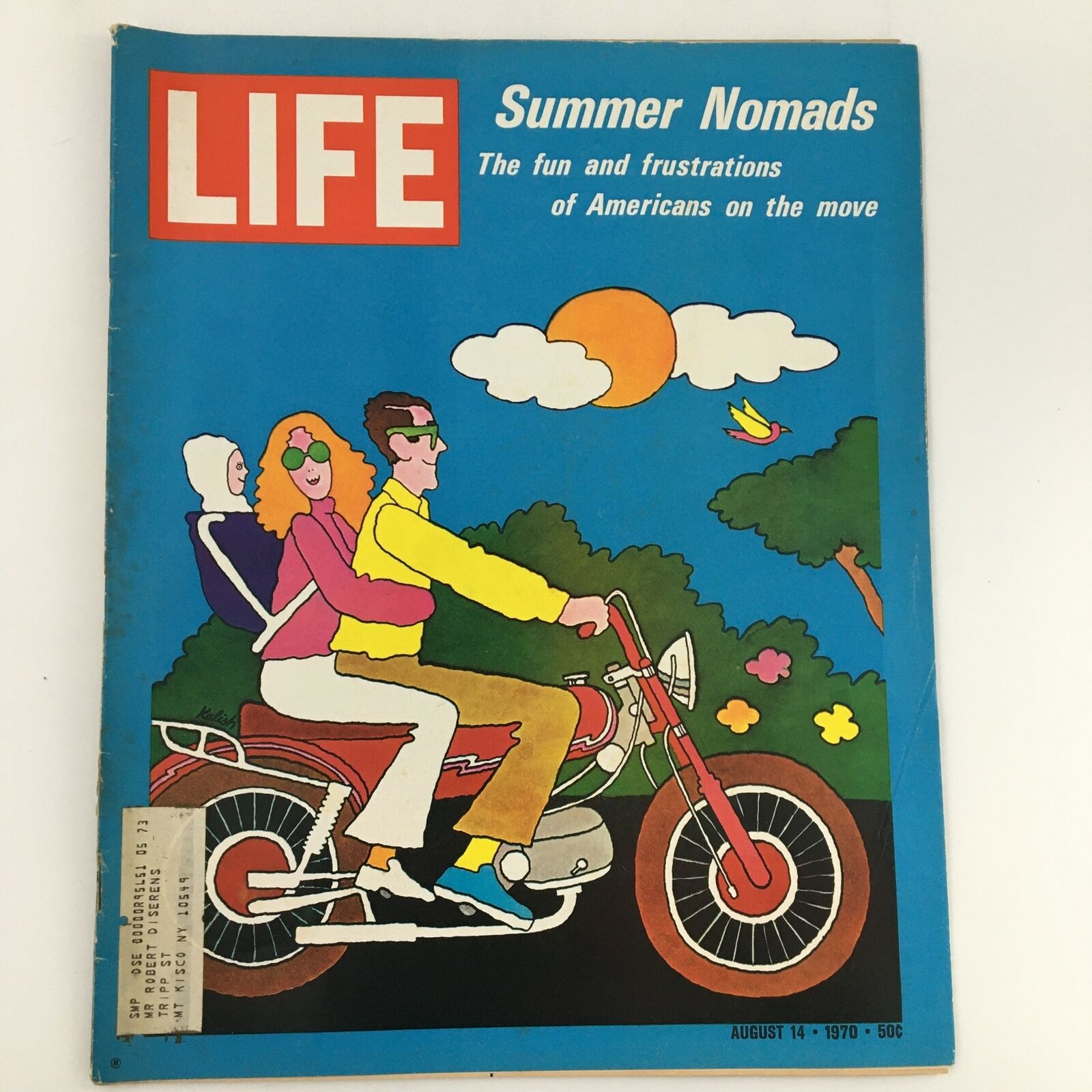 VTG Life Magazine August 14 1970 The Fun & Frustrations of Americans on the Move