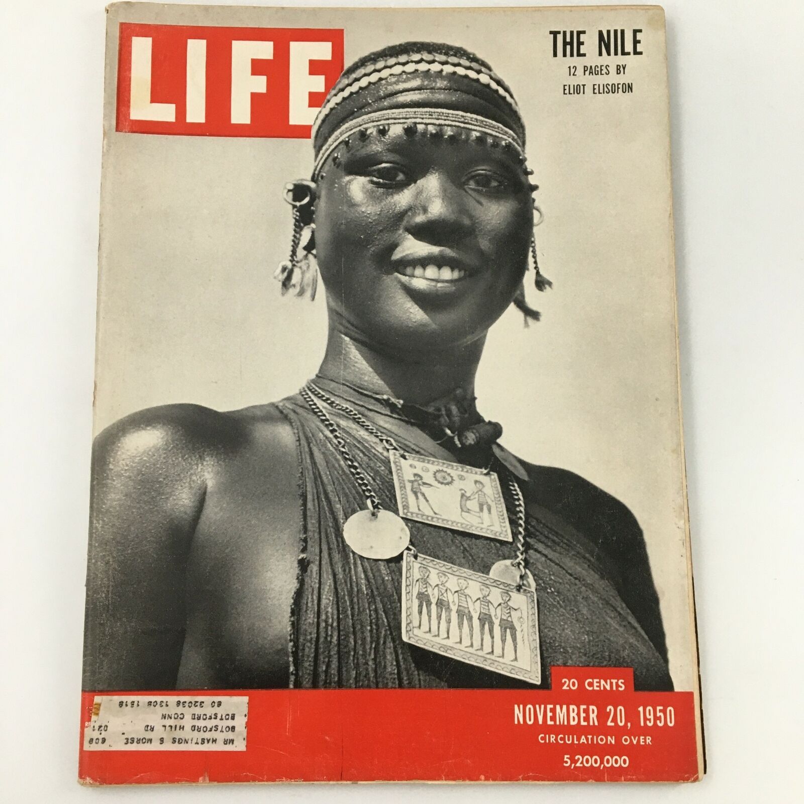 VTG Life Magazine November 20 1950 The Nile, 12 Pages Photo by Eliot Elisofon