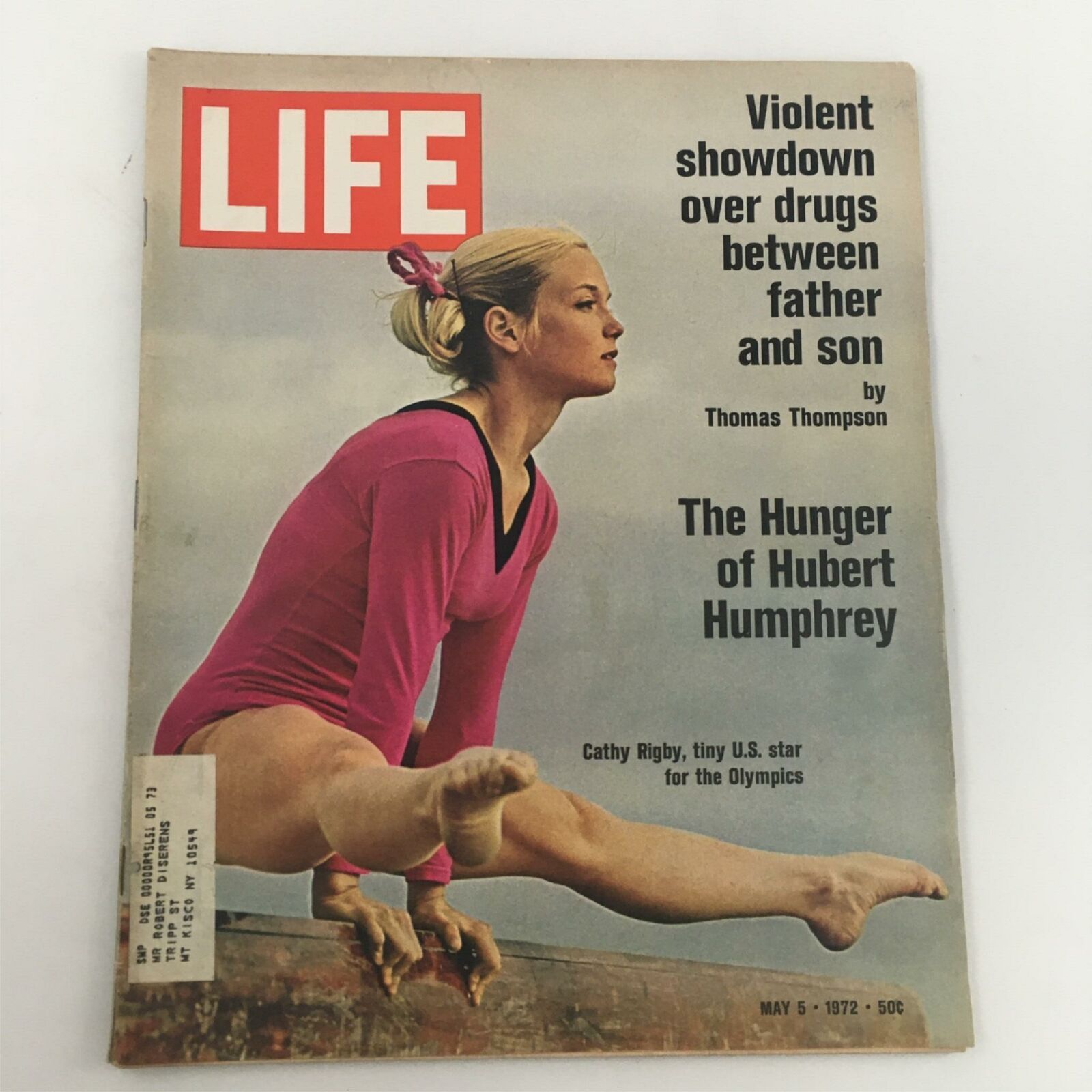 VTG Life Magazine May 5, 1972 Cathy Rigby, The Hunger of Hubert Humphrey