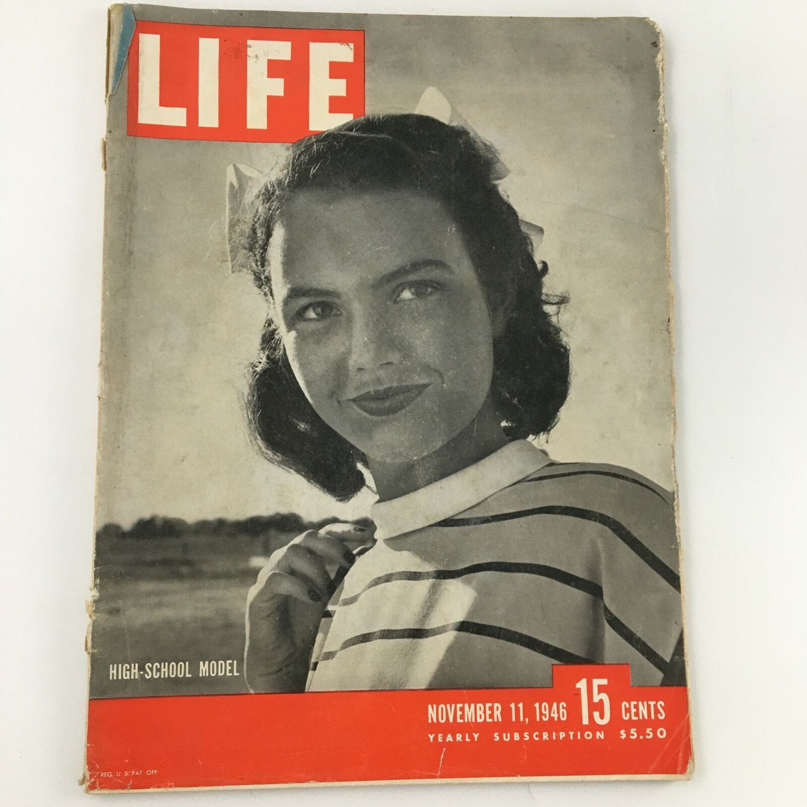 VTG Life Magazine November 11 1946 High School Model Shirley Arnow