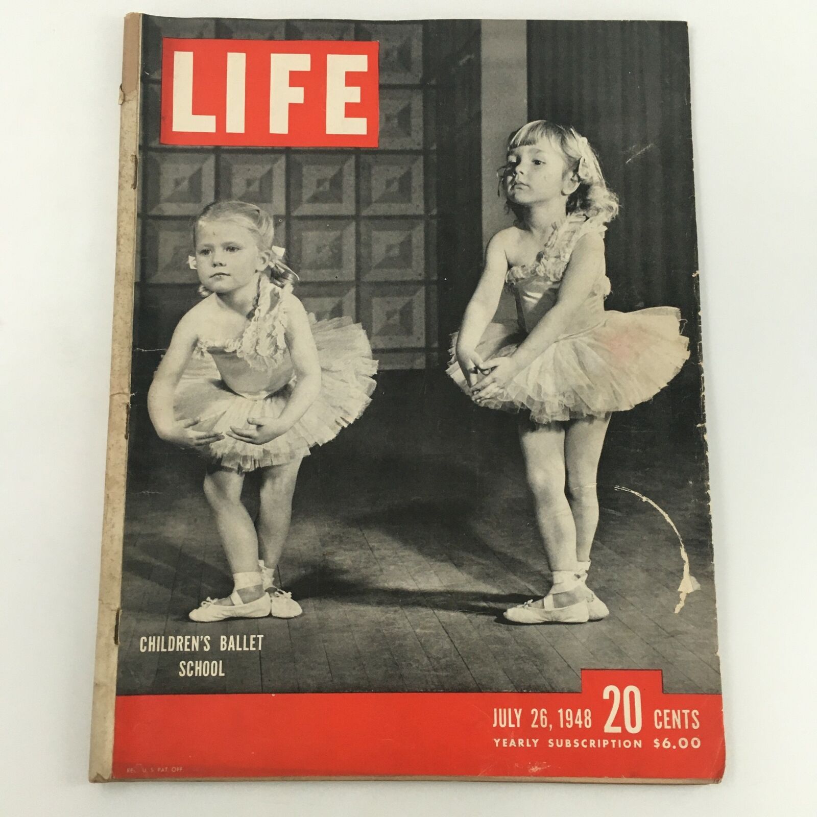 VTG Life Magazine July 26 1948 Children's Ballet School Feature, Newsstand