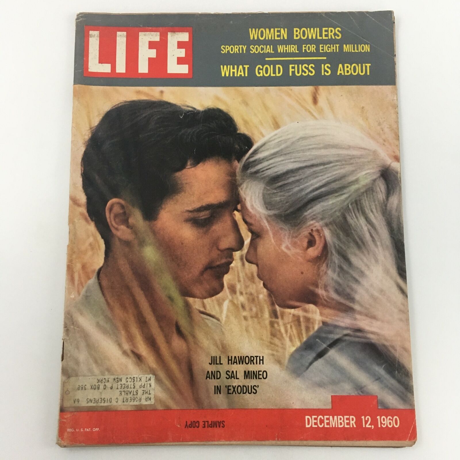 VTG Life Magazine December 12 1960 Jill Haworth and Sal Mineo in Exodus Feature