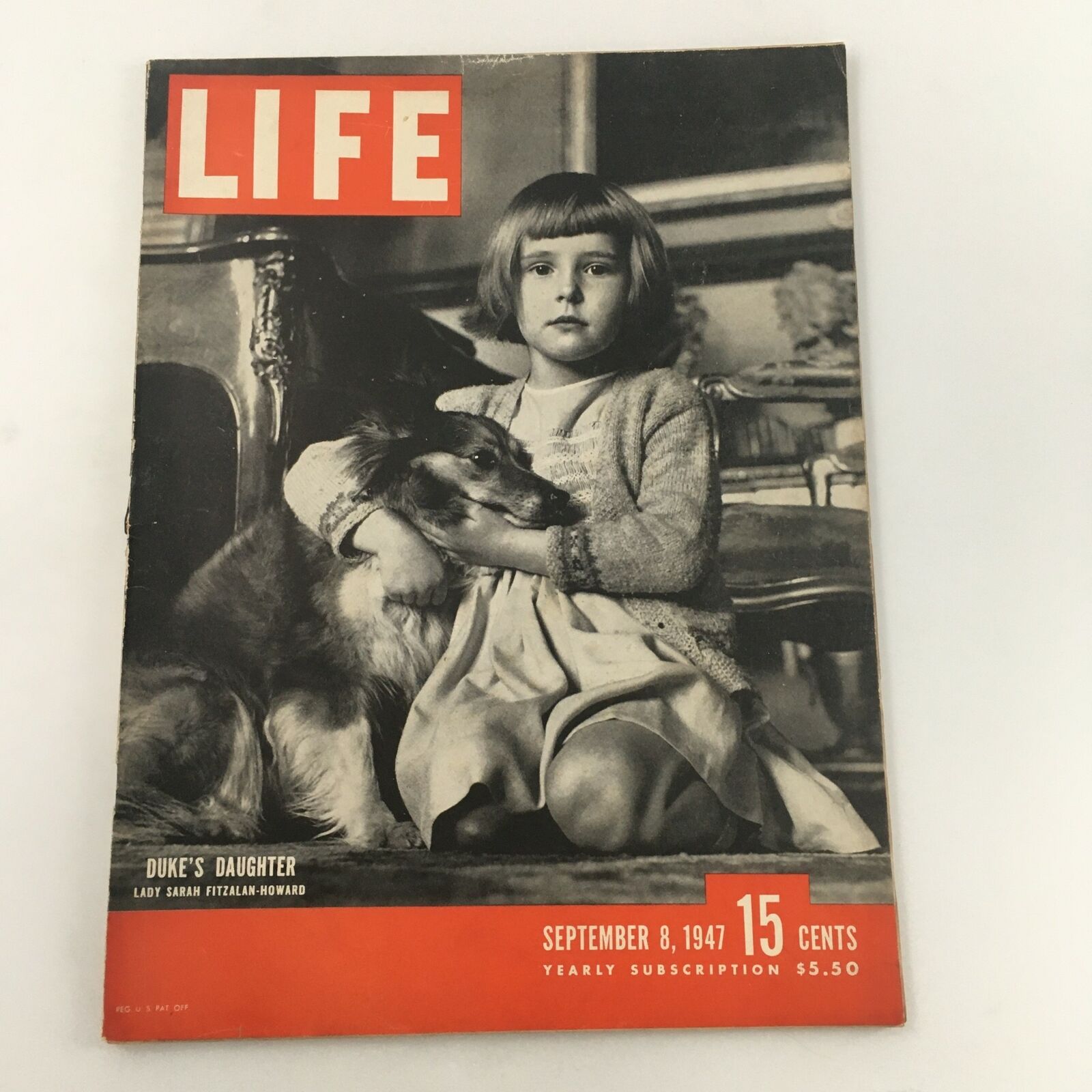 VTG Life Magazine September 8 1947 Duke's Daughter Lady Sarah, Newsstand