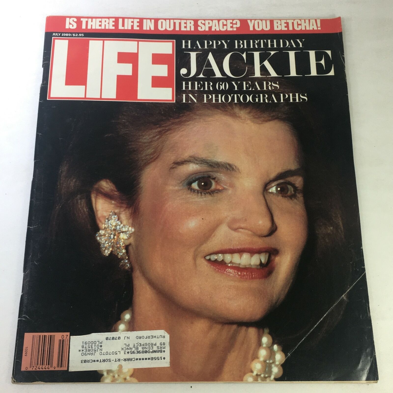 VTG Life Magazine July 1989 - Jackie Kennedy Onassis' 60th Birthday in Photos