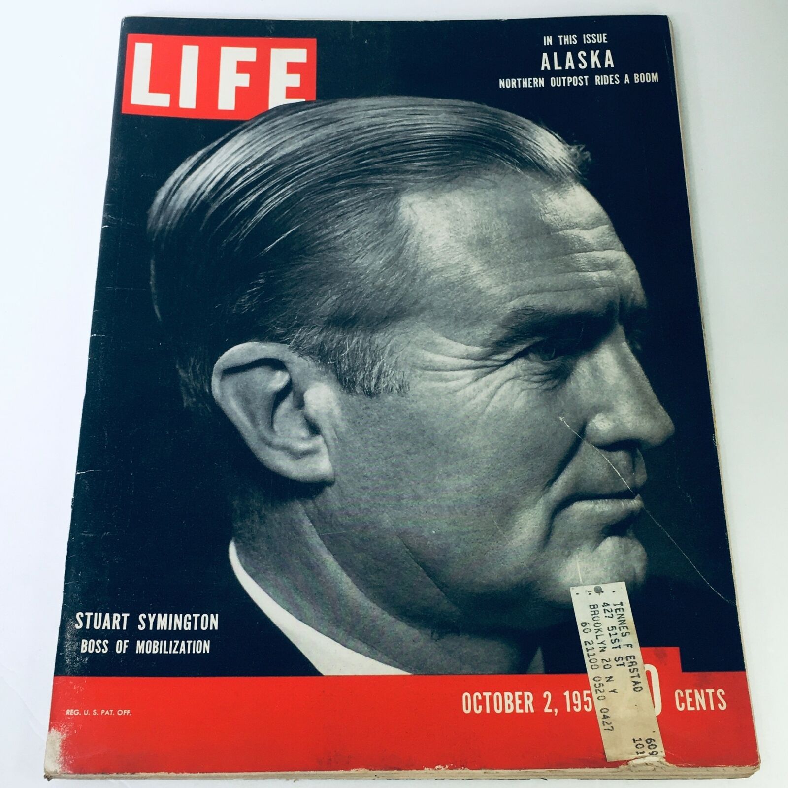 VTG Life Magazine October 2 1950 - Stuart Symington / Northern Outpost Alaska