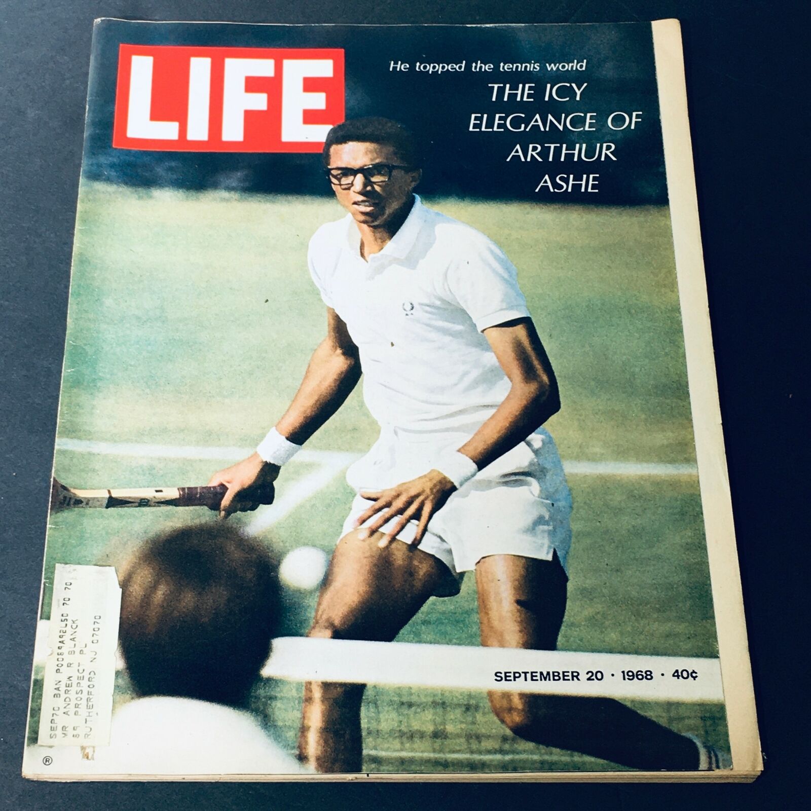 VTG Life Magazine September 20 1968 - The Icy Elegance of Arthur Ashe