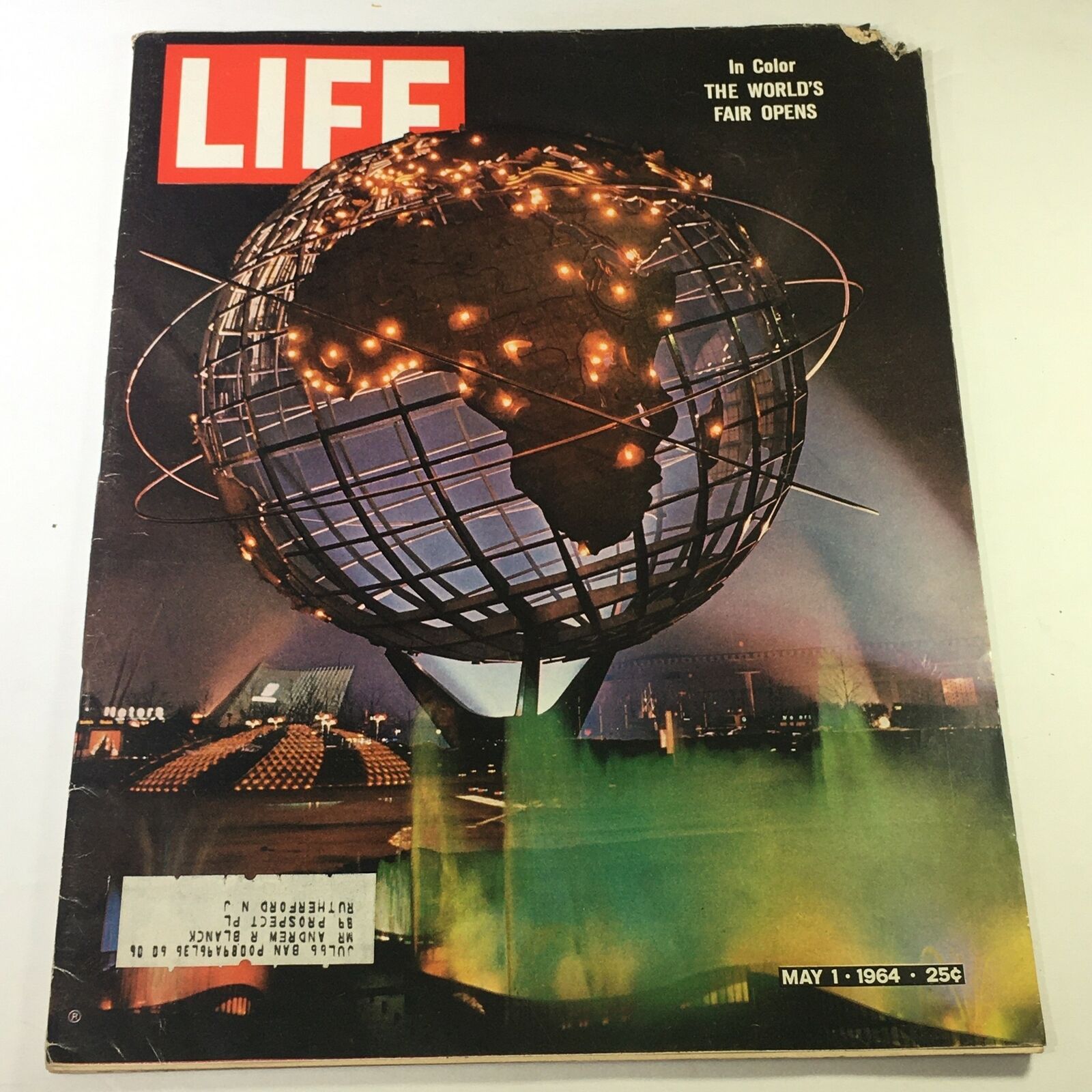 VTG Life Magazine May 1 1964 - In Color Photographs of The World's Fair Open