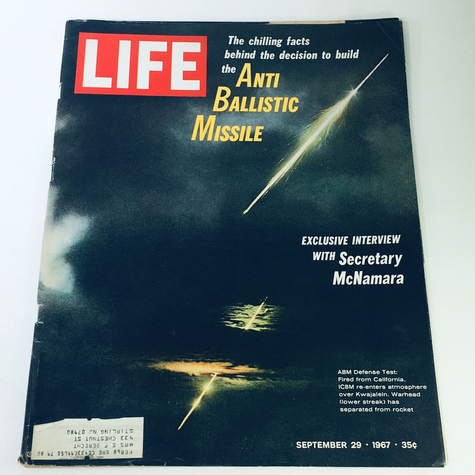 VTG Life Magazine September 29 1967 - Facts to Build The Anti Ballistic Missile