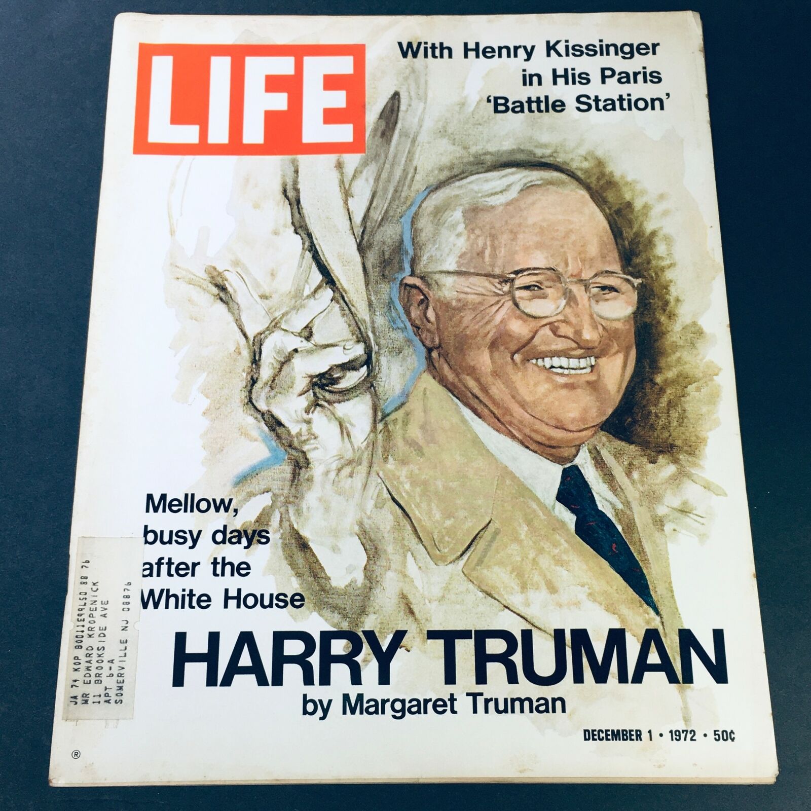 VTG Life Magazine December 1 1972 - Harry Truman by Margaret Truman