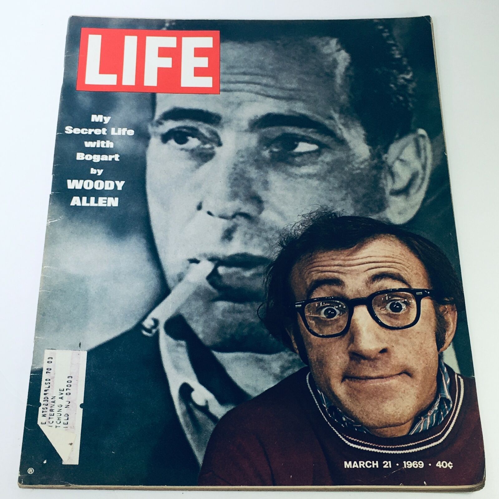 VTG Life Magazine March 21 1969 - Woody Allen's My Secret Life with Bogart