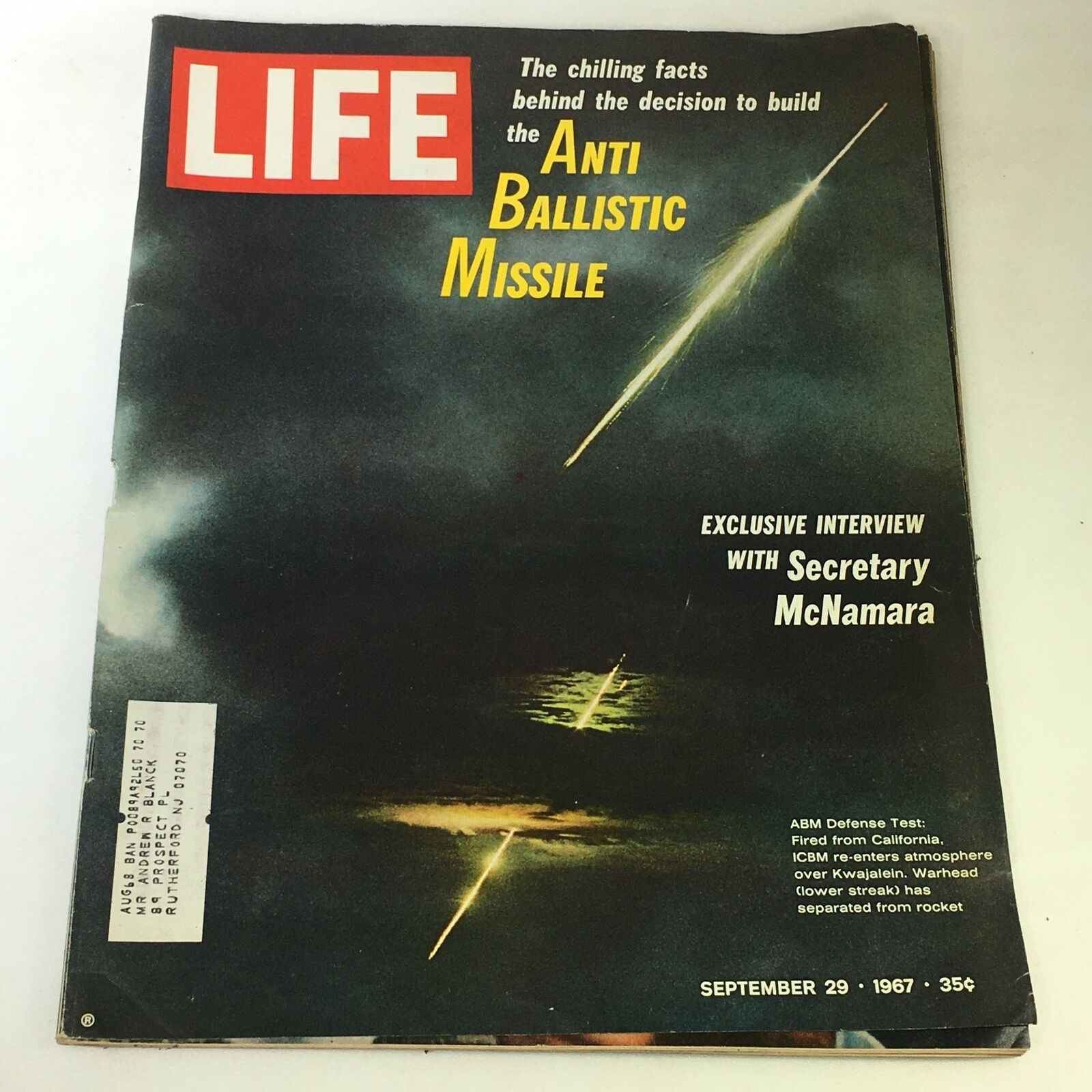 VTG Life Magazine September 29 1967 - Interview with Secretary Robert McNamara