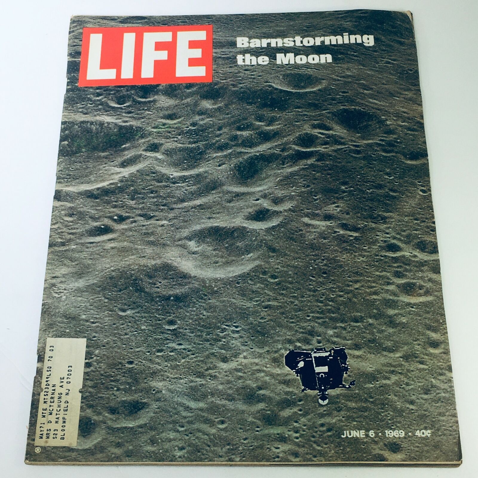 VTG Life Magazine June 6 1969 - Barnstorming The Moon / Pictures Of Apollo 10