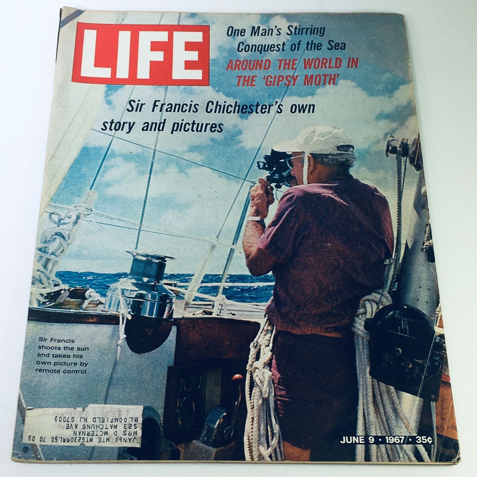 VTG Life Magazine June 9 1967 - Sir Francis Chichester's Own Story and Pictures