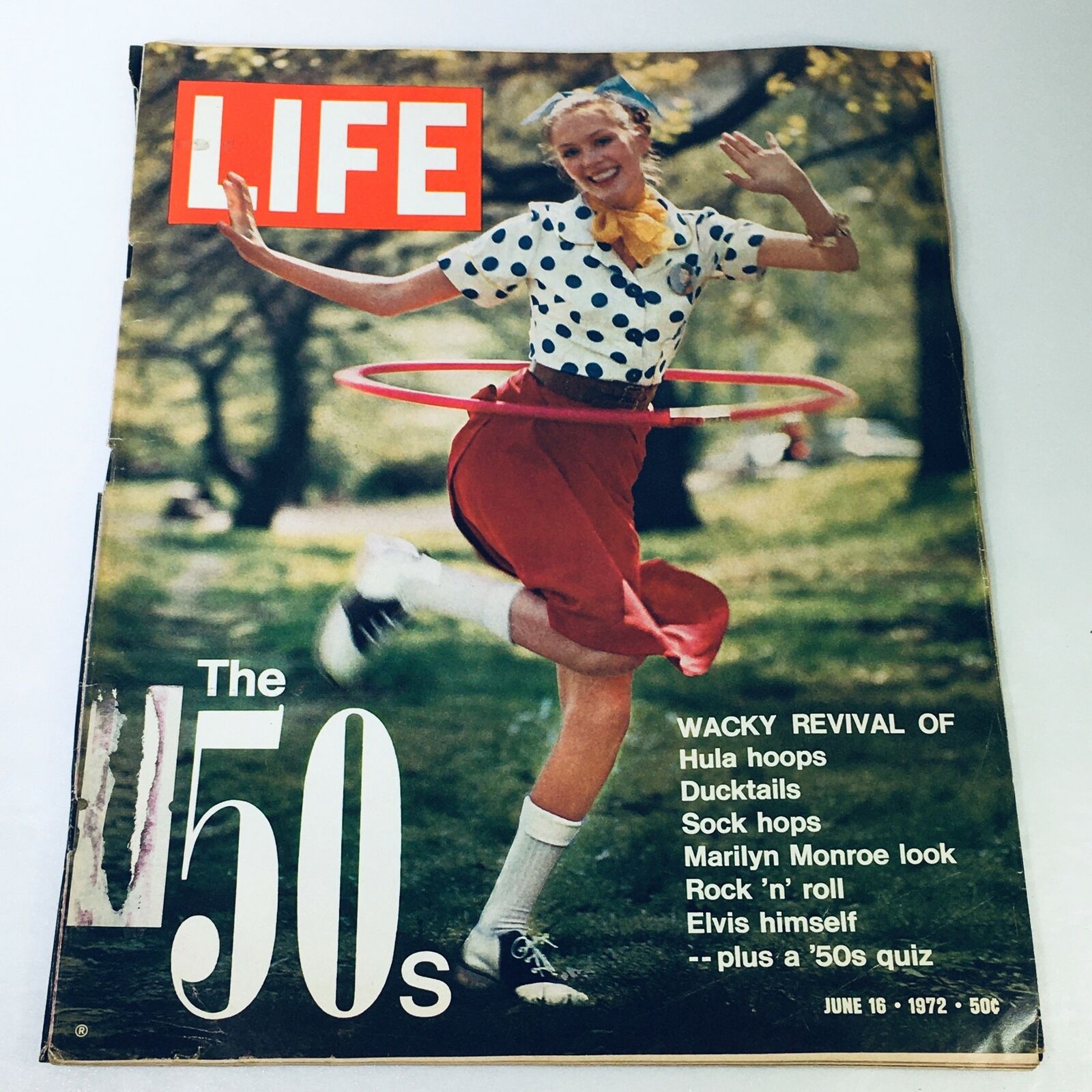 VTG Life Magazine June 16 1972 - The 50's Wacky Revival of Sock Hops & Ducktails