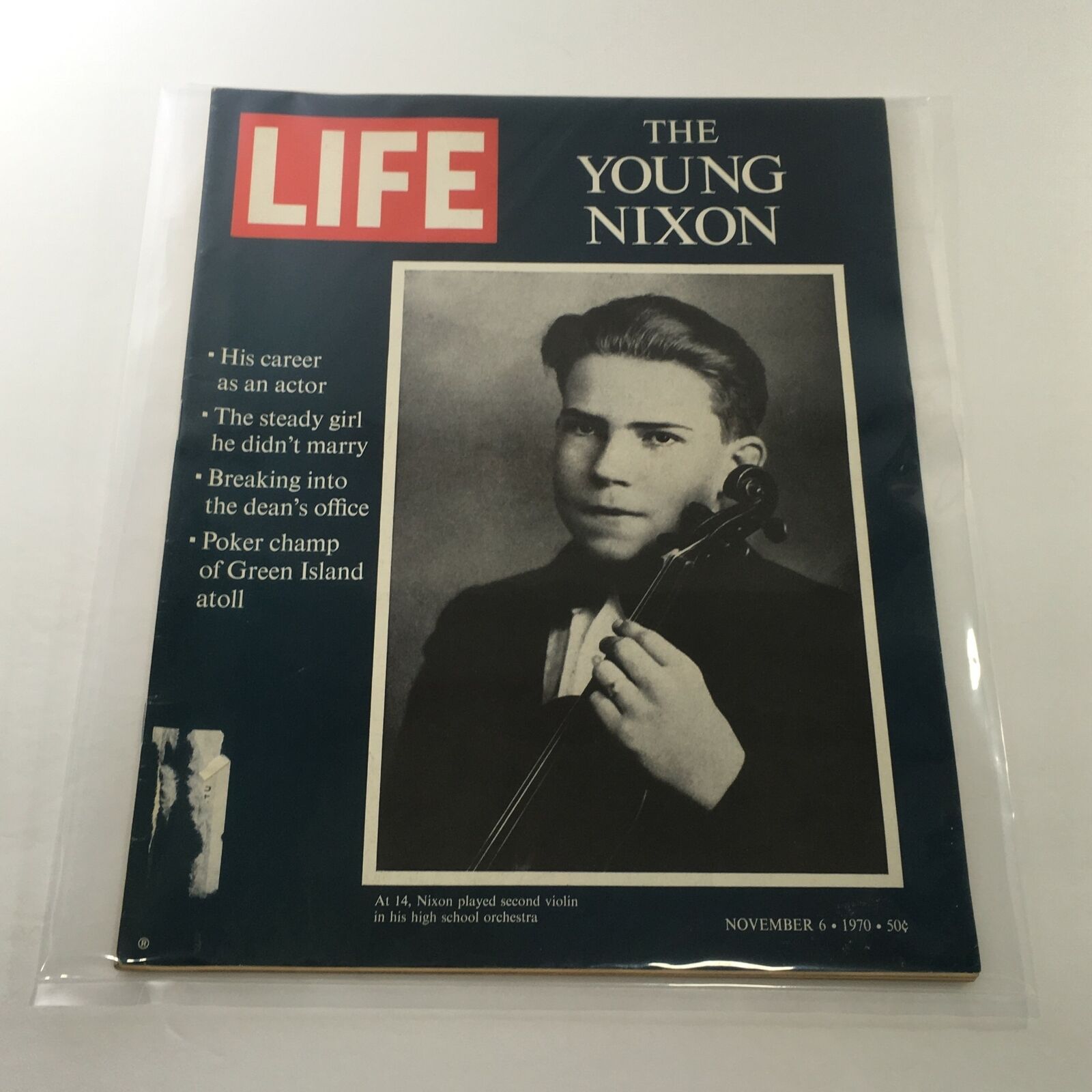 VTG Life Magazine: November 6 1970 - The Young Nixon Played Second Violin