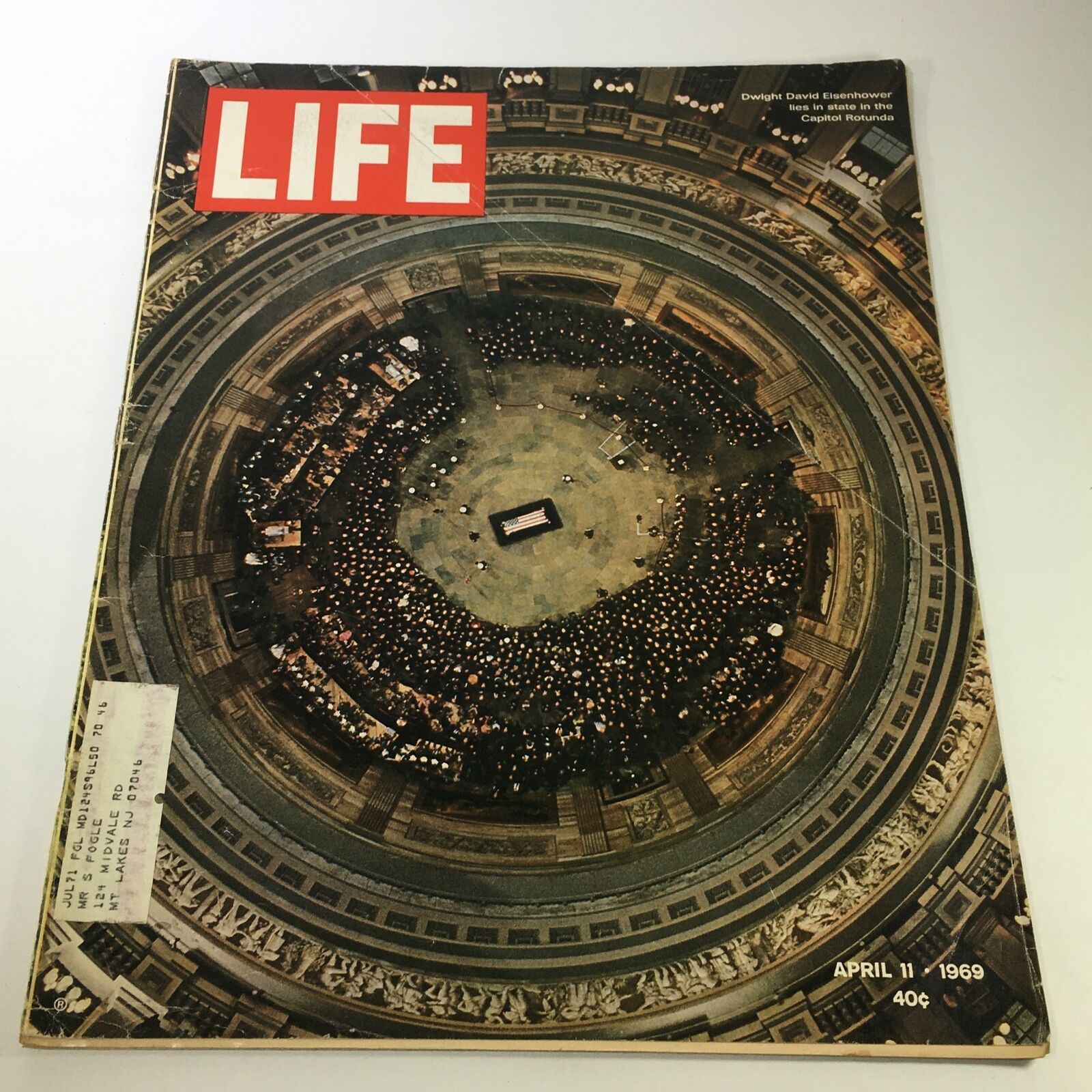 VTG Life Magazine April 11 1969 - Dwight David Eisenhower's Funeral