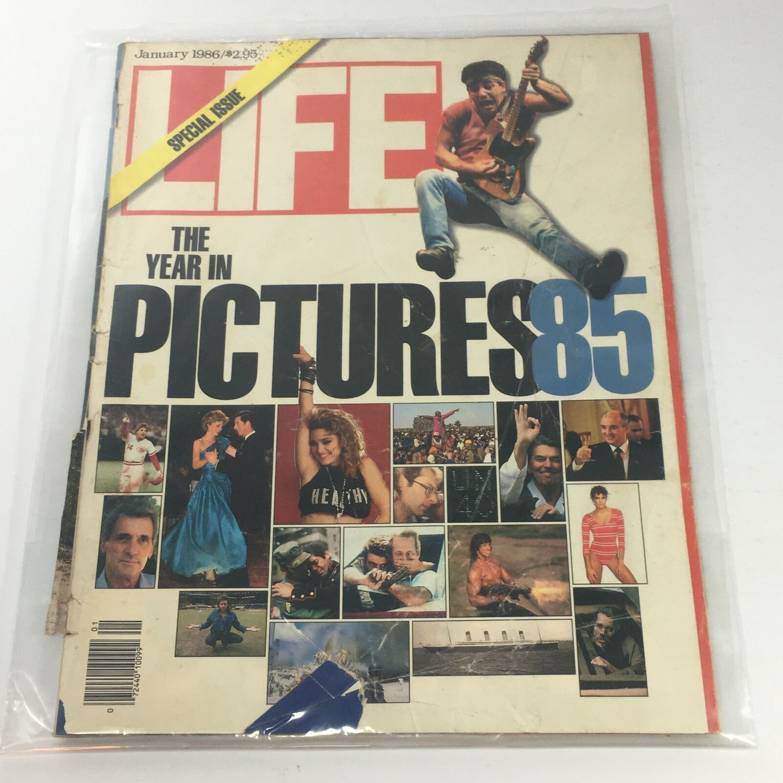 VTG Life Magazine: January 1986 - The Year In Pictures OF The Year 1985