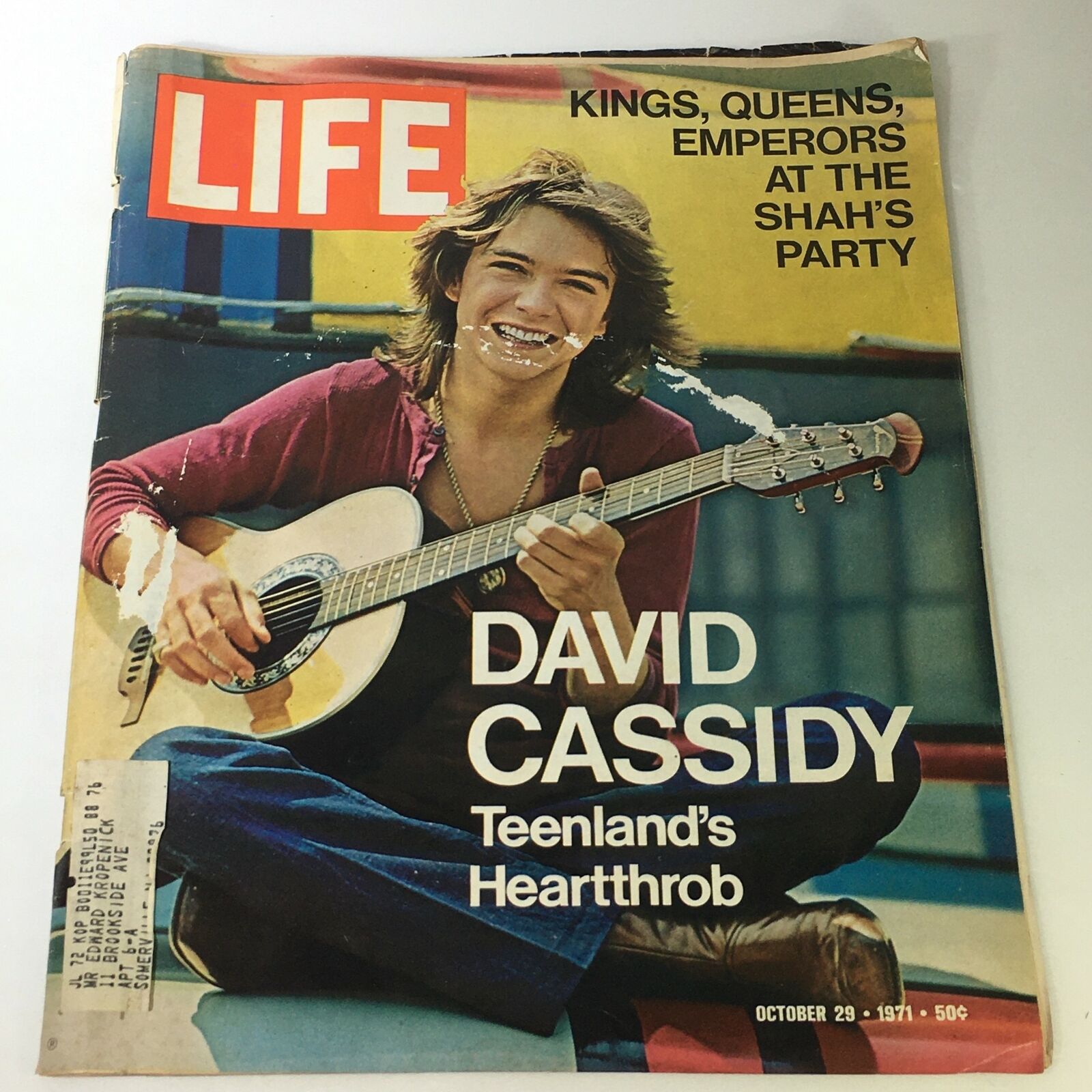 VTG Life Magazine October 29 1971 - David Cassidy Teenland's Heartthrob