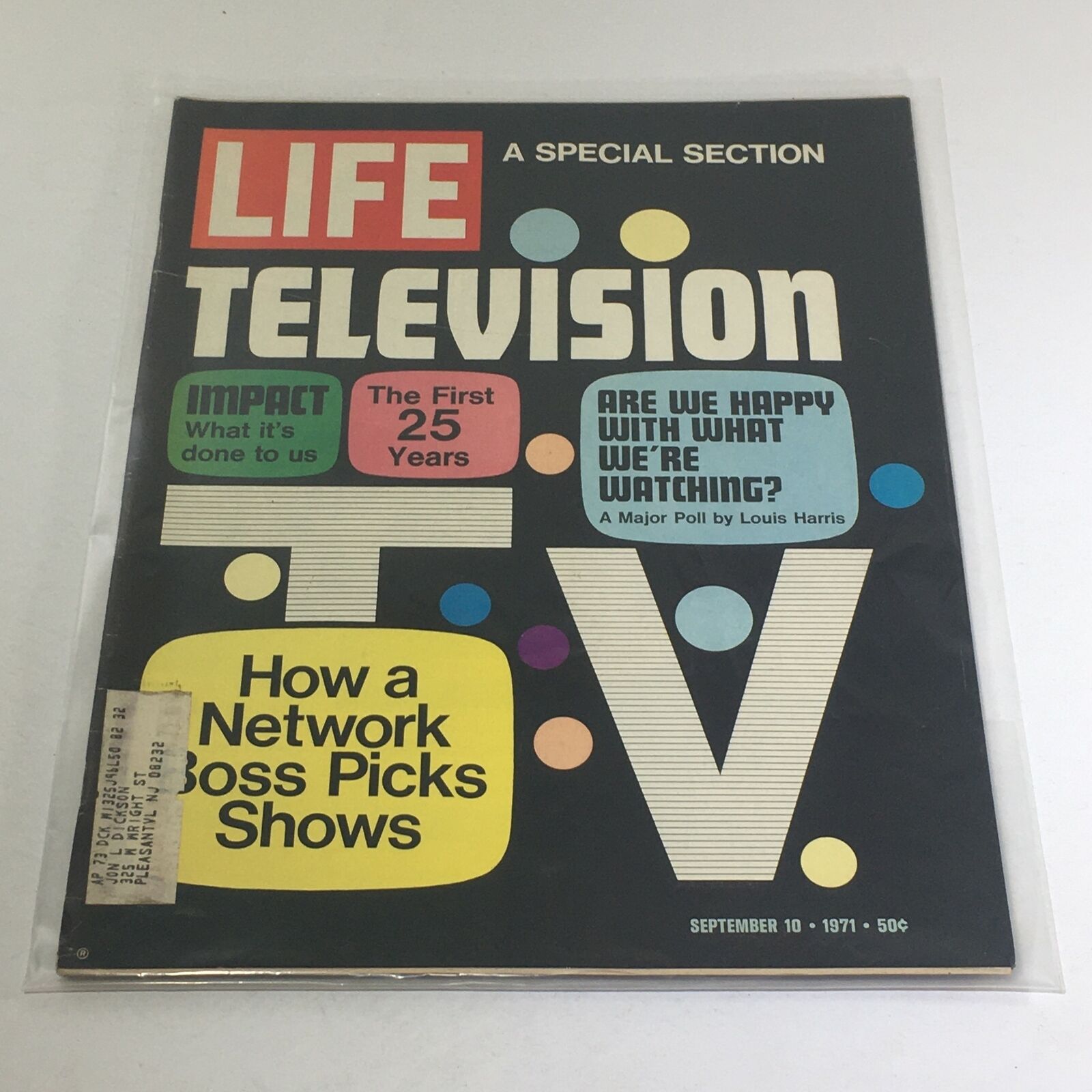 VTG Life Magazine: September 10 1971 - A Special Section Television/1st 25 Years