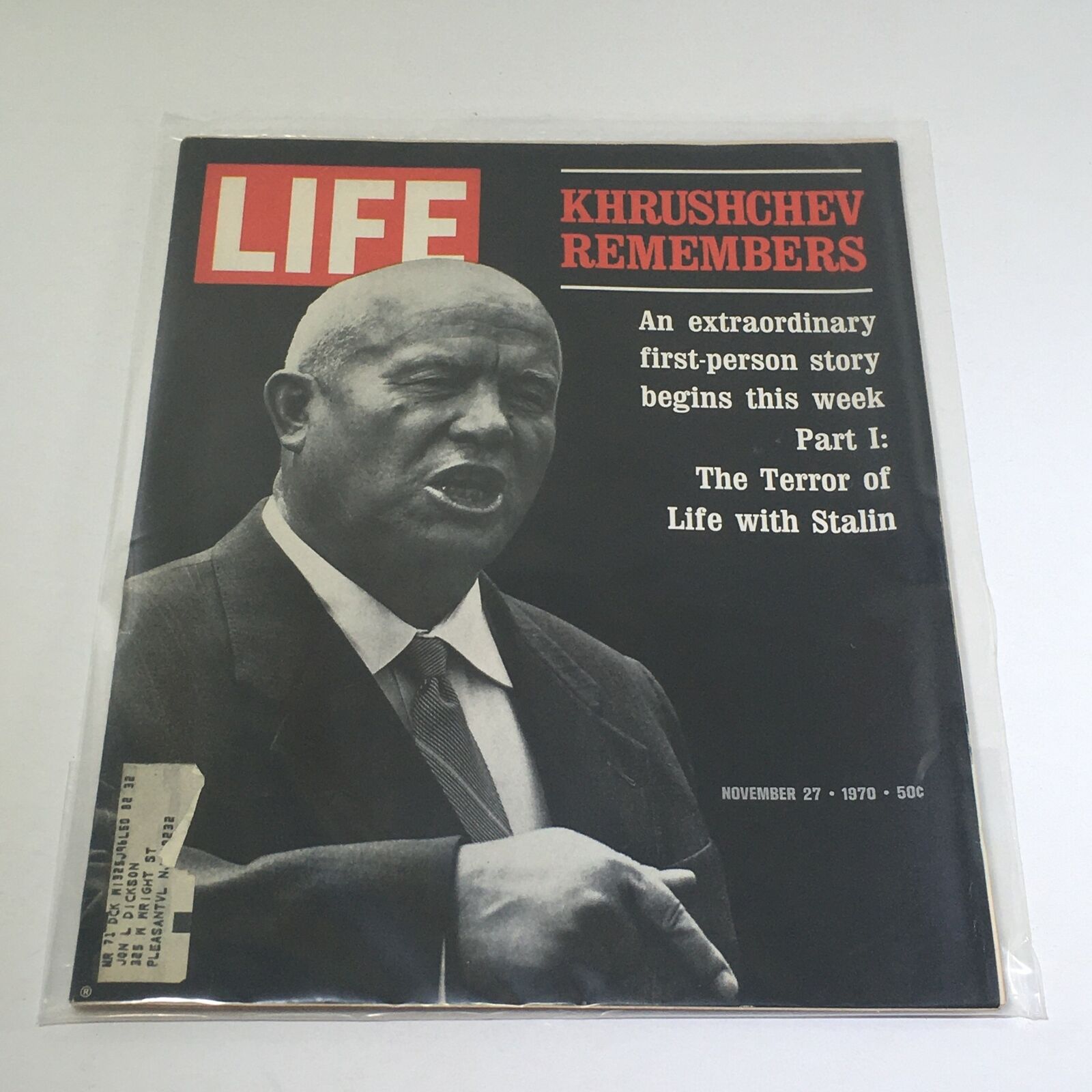 VTG Life Magazine: November 27 1970 - Khrushchev Remembers Extraordinary Person