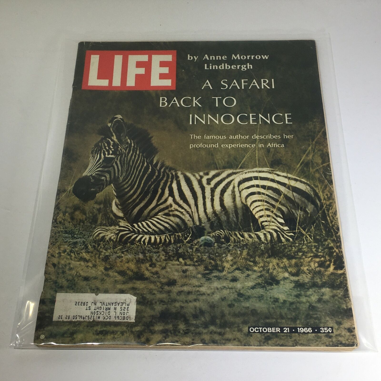 VTG Life Magazine: October 21 1966 - Anne Morrow Lindbergh Describes Experience