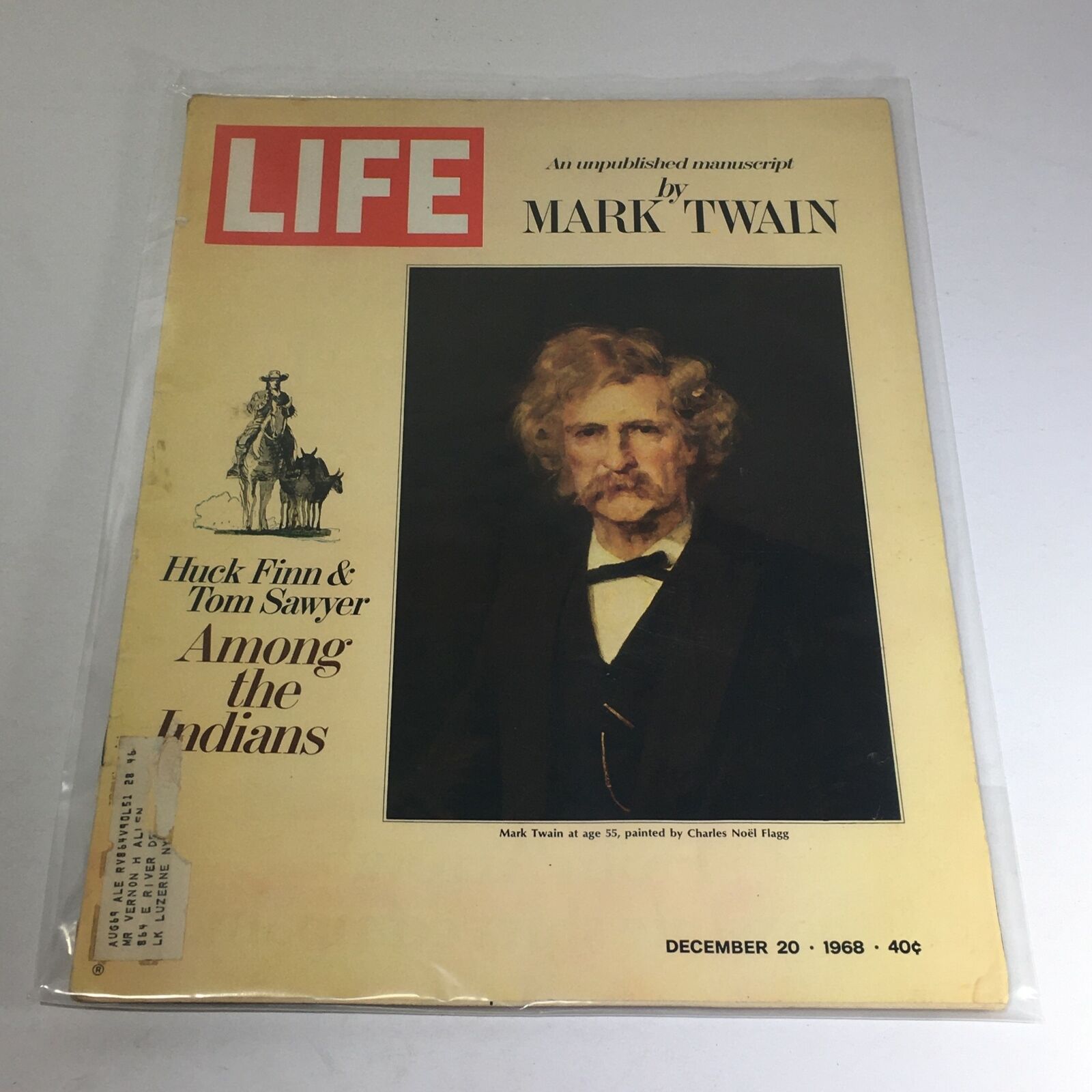 VTG Life Magazine: December 20 1968 - Huck Finn & Tom Sawyer Among The Indians