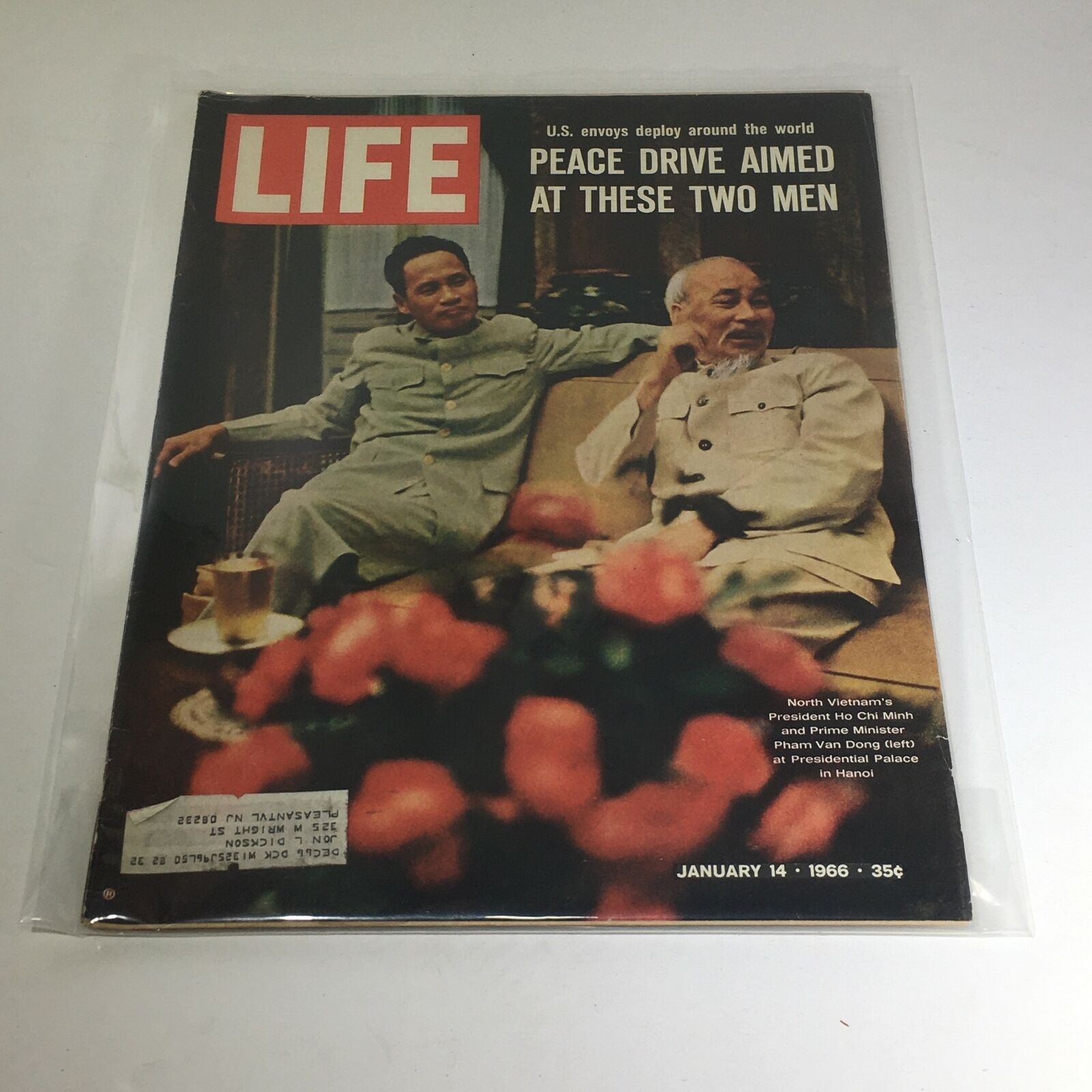 VTG Life Magazine: January 14 1966 -Pres. Ho Chi Minh & Prime Min. Pham Van Dong