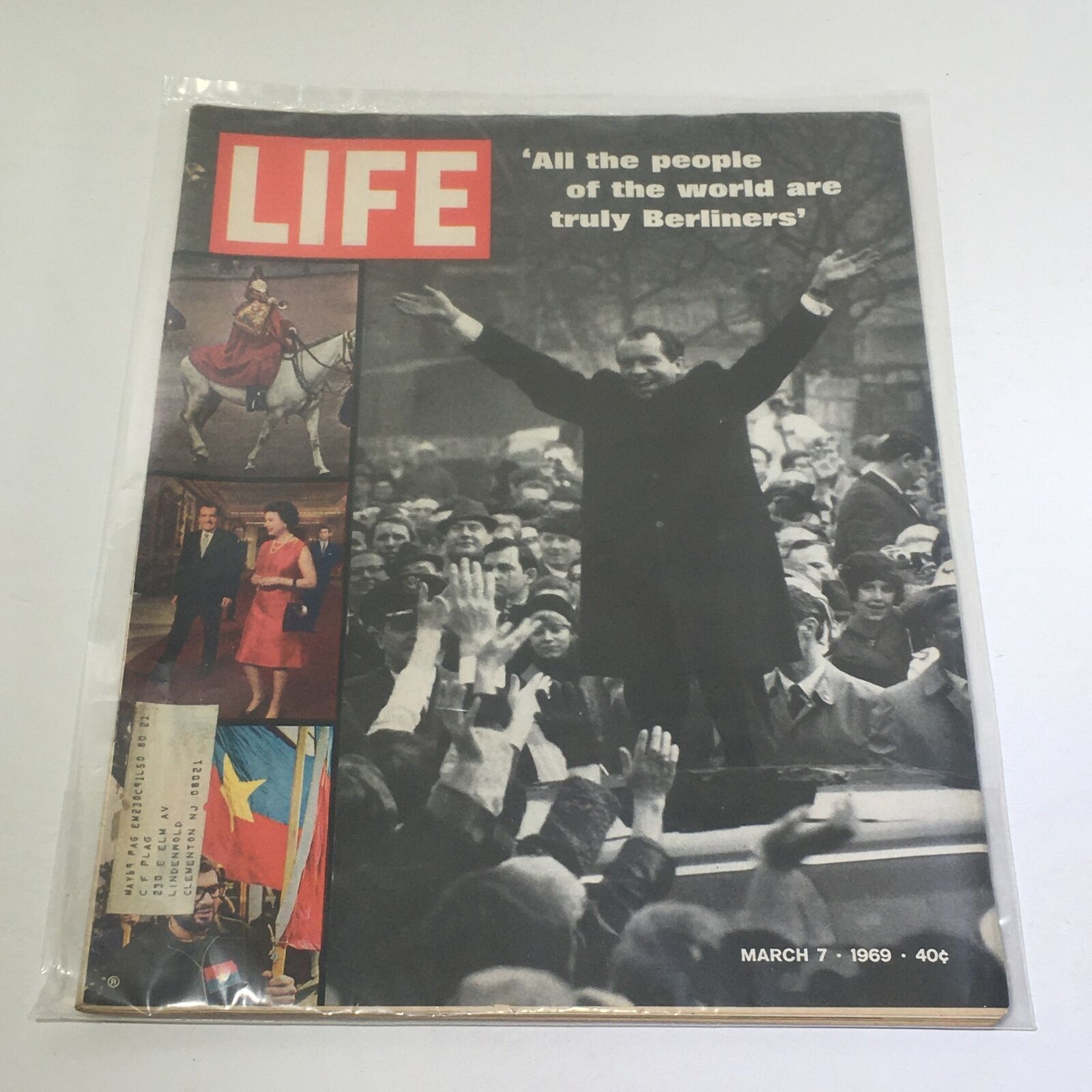 VTG Life Magazine: March 7 1969 All The People Of The World Are Truly Berliners