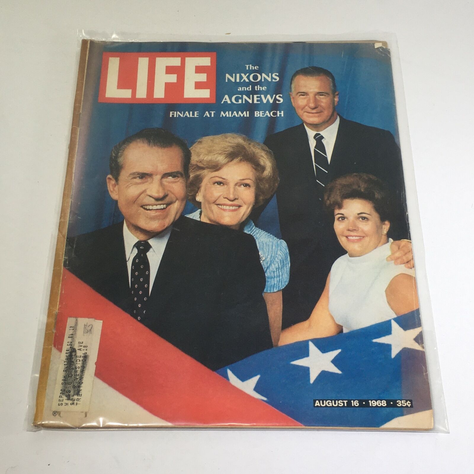 VTG Life Magazine: August 16 1968 - The Nixons and the Agnews Finale Miami Beach