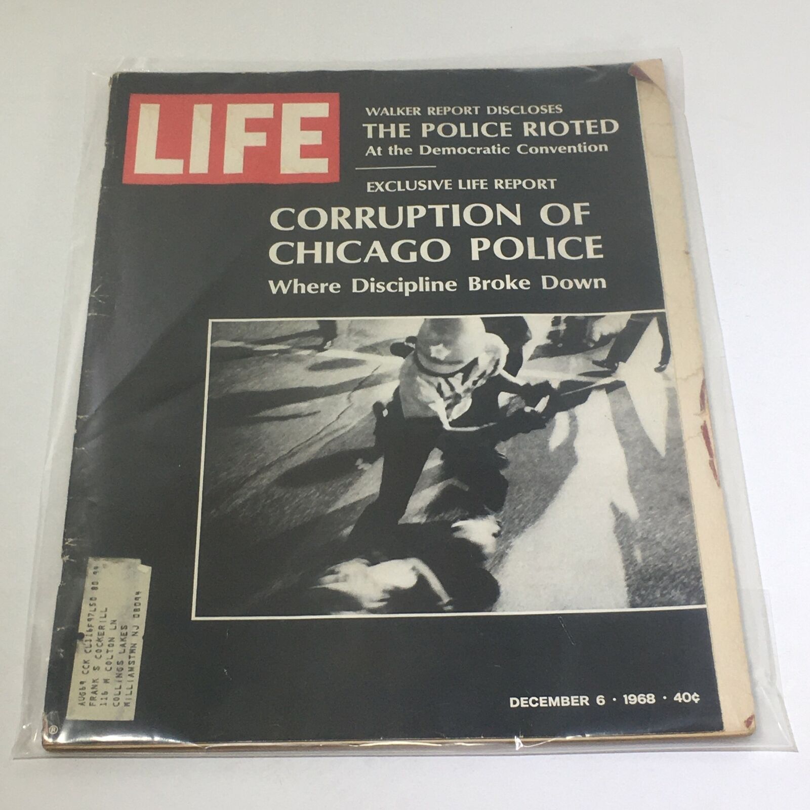 VTG Life Magazine: December 6 1968 - The Police Rioted at Democratic Convention