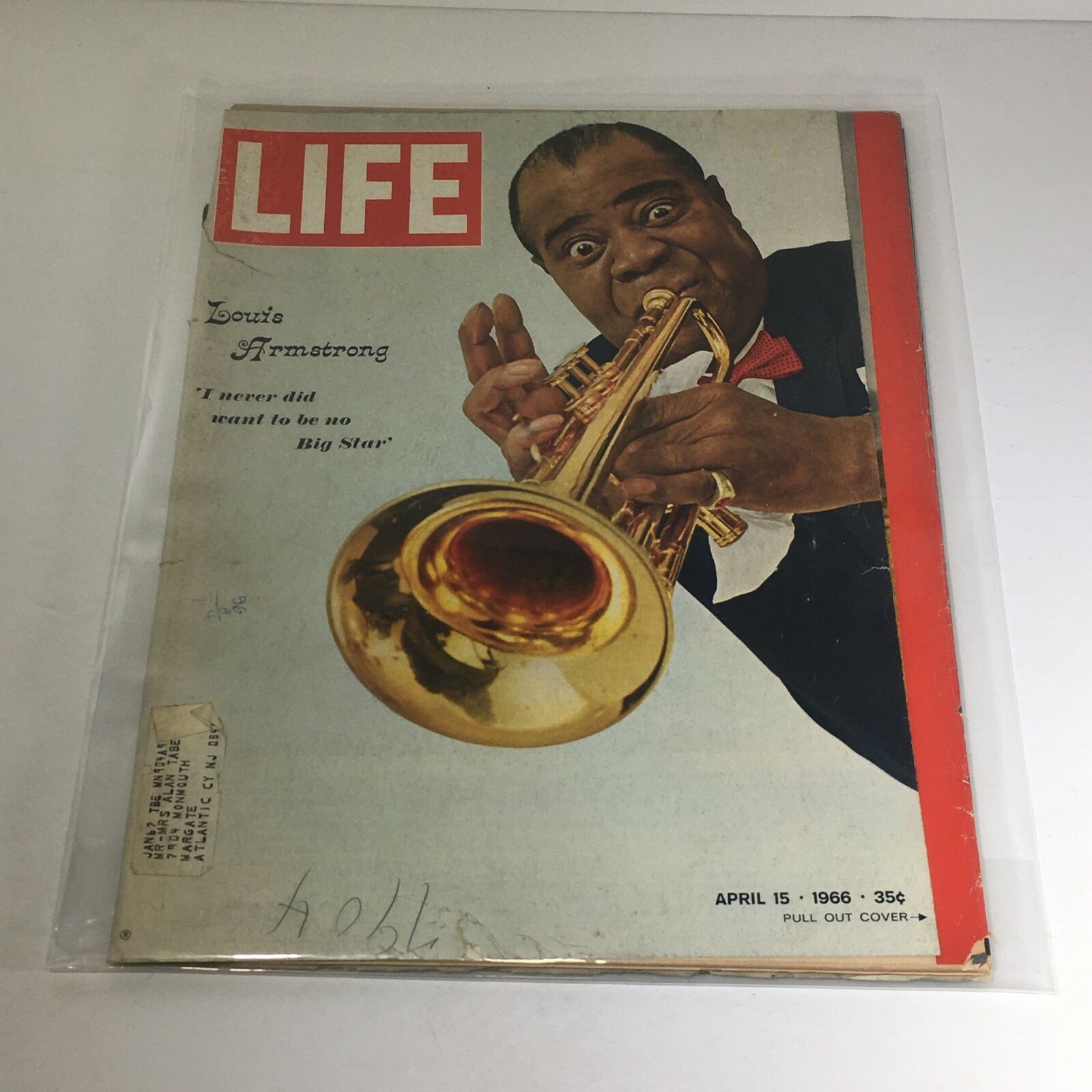 VTG Life Magazine: April 15 1966 - Louis Armstrong 'I never did want to be a...'