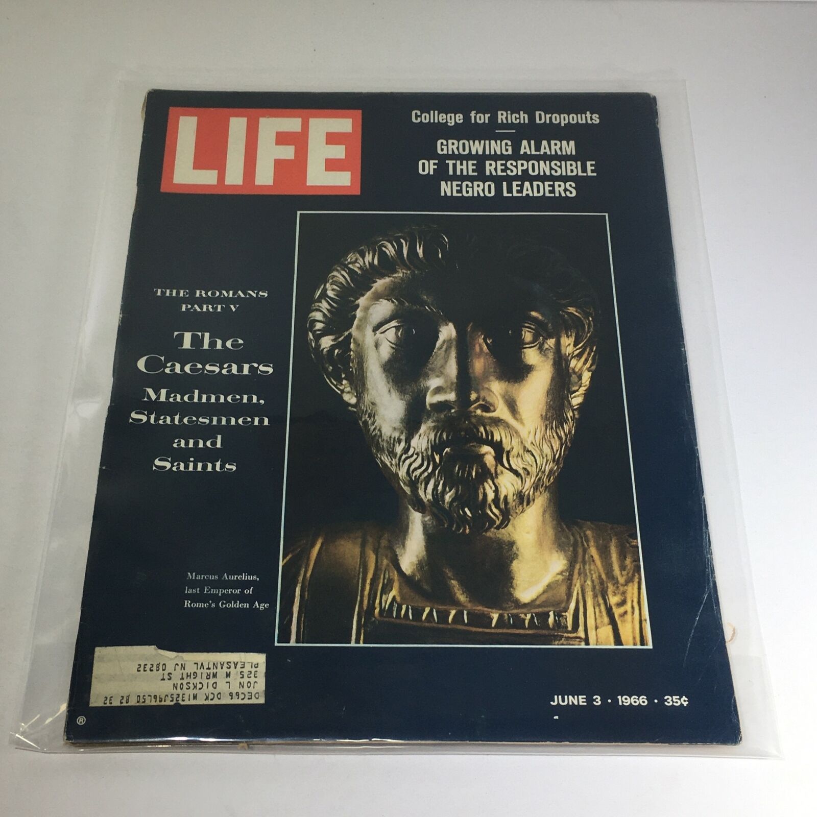 VTG Life Magazine: June 3 1966 - The Romans Part V: The Caesars Madmen & Saints