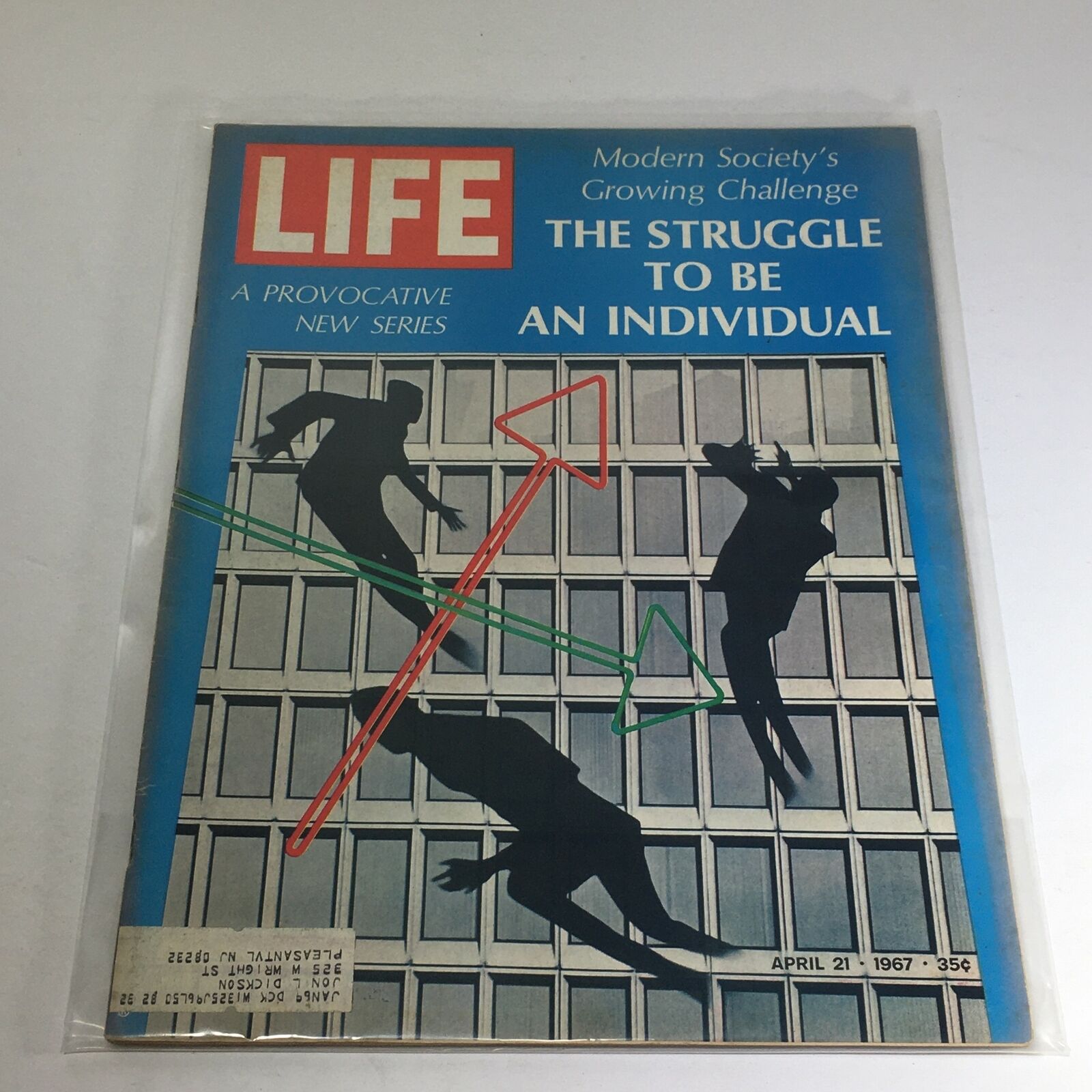 VTG Life Magazine: April 21 1967 - The Struggle To Be An Individual in Society