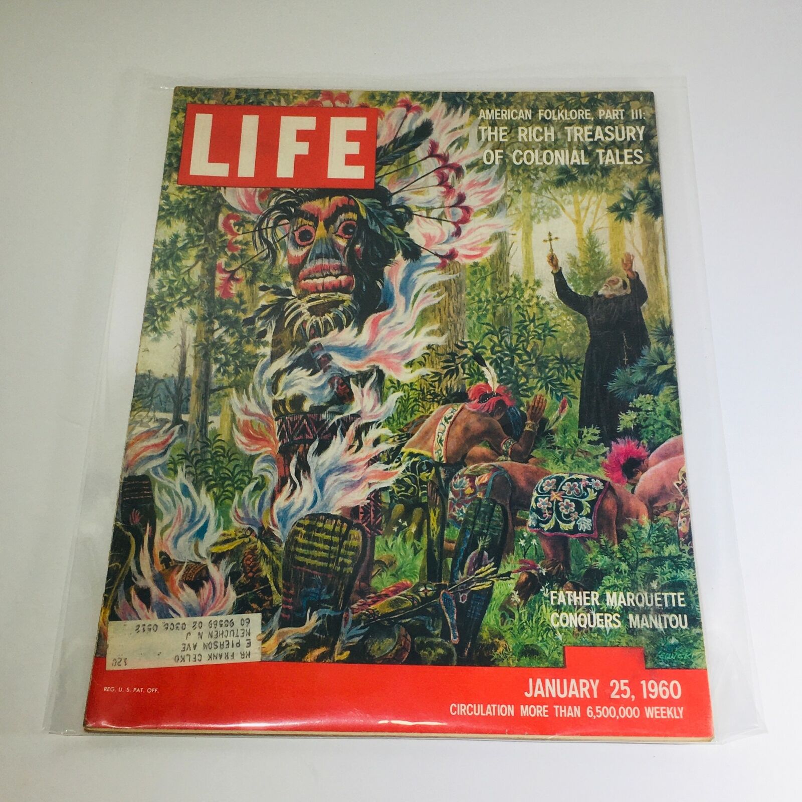 VTG Life Magazine: January 25 1960 - Father Marquette Conquers Manitou