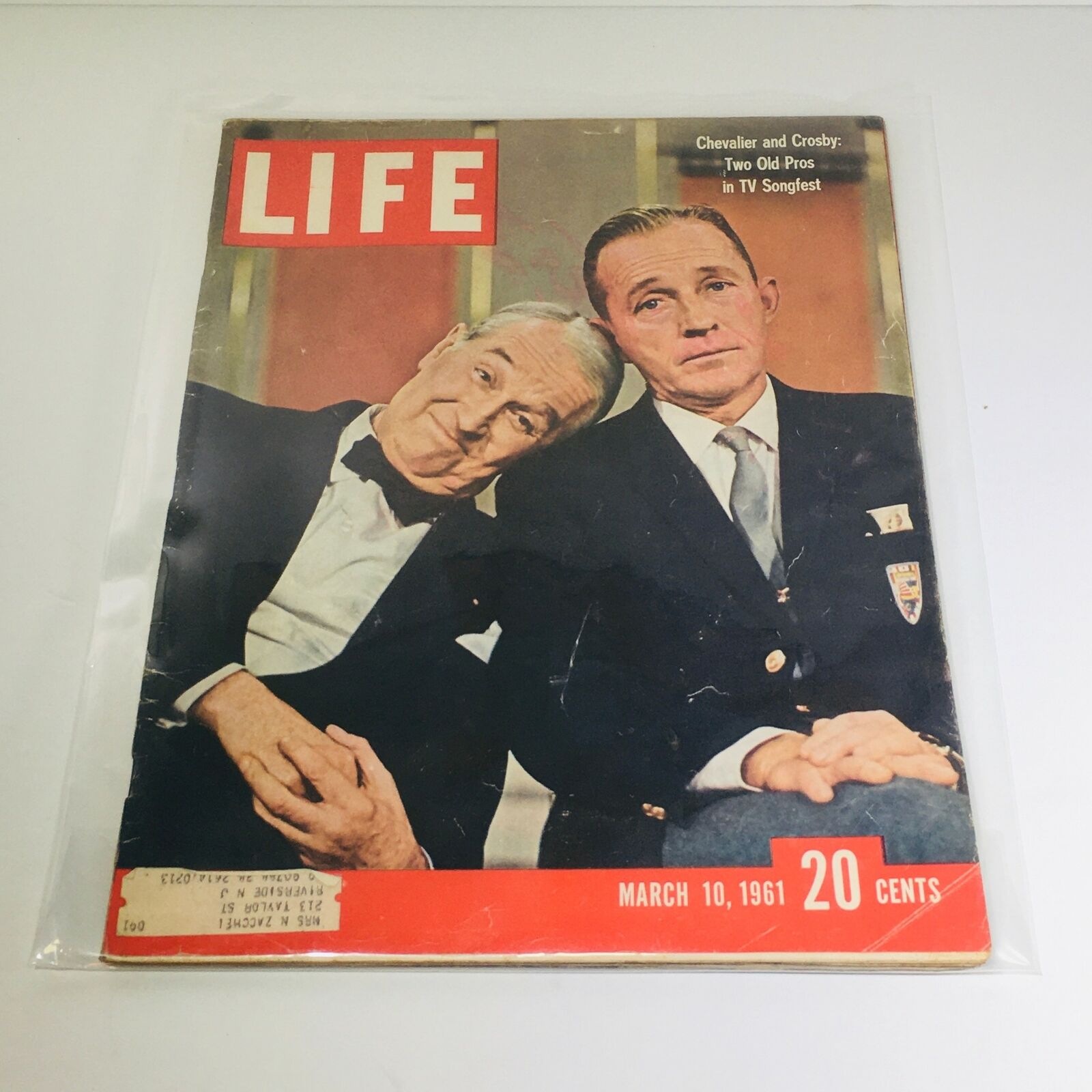 VTG Life Magazine: March 10 1961 - Chevalier and Crosby: Two Old Pro's n TV