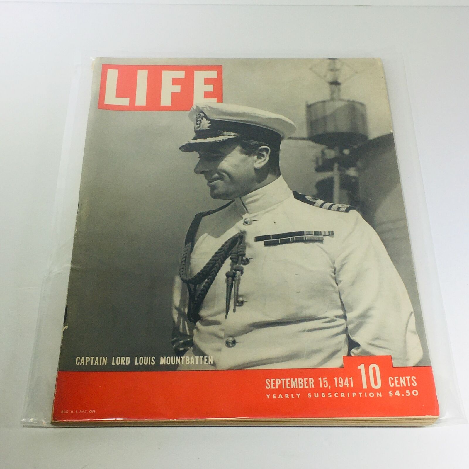 Vintage Life Magazine: September 15 1941 - Captain Lord Louis Mountbatten