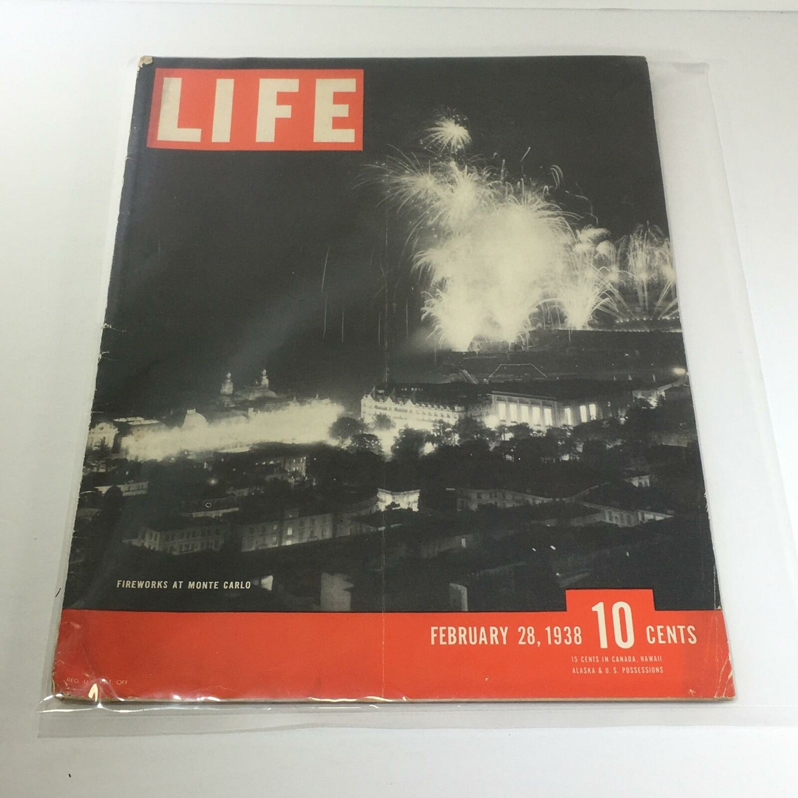 Vintage Life Magazine: February 28 1938 - Fireworks At Monte Carlo