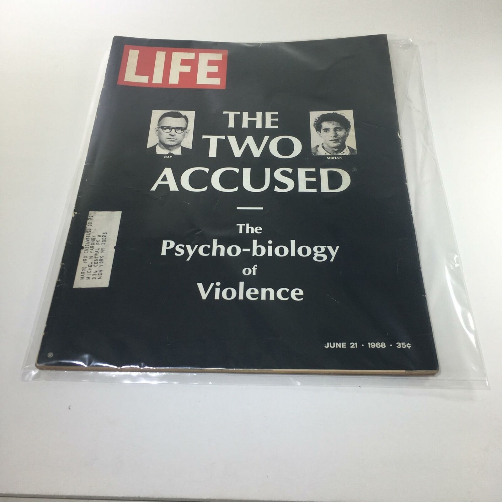 Life Magazine: Jun 21 1968 - The Two Accused: The Psycho-biology of Violence