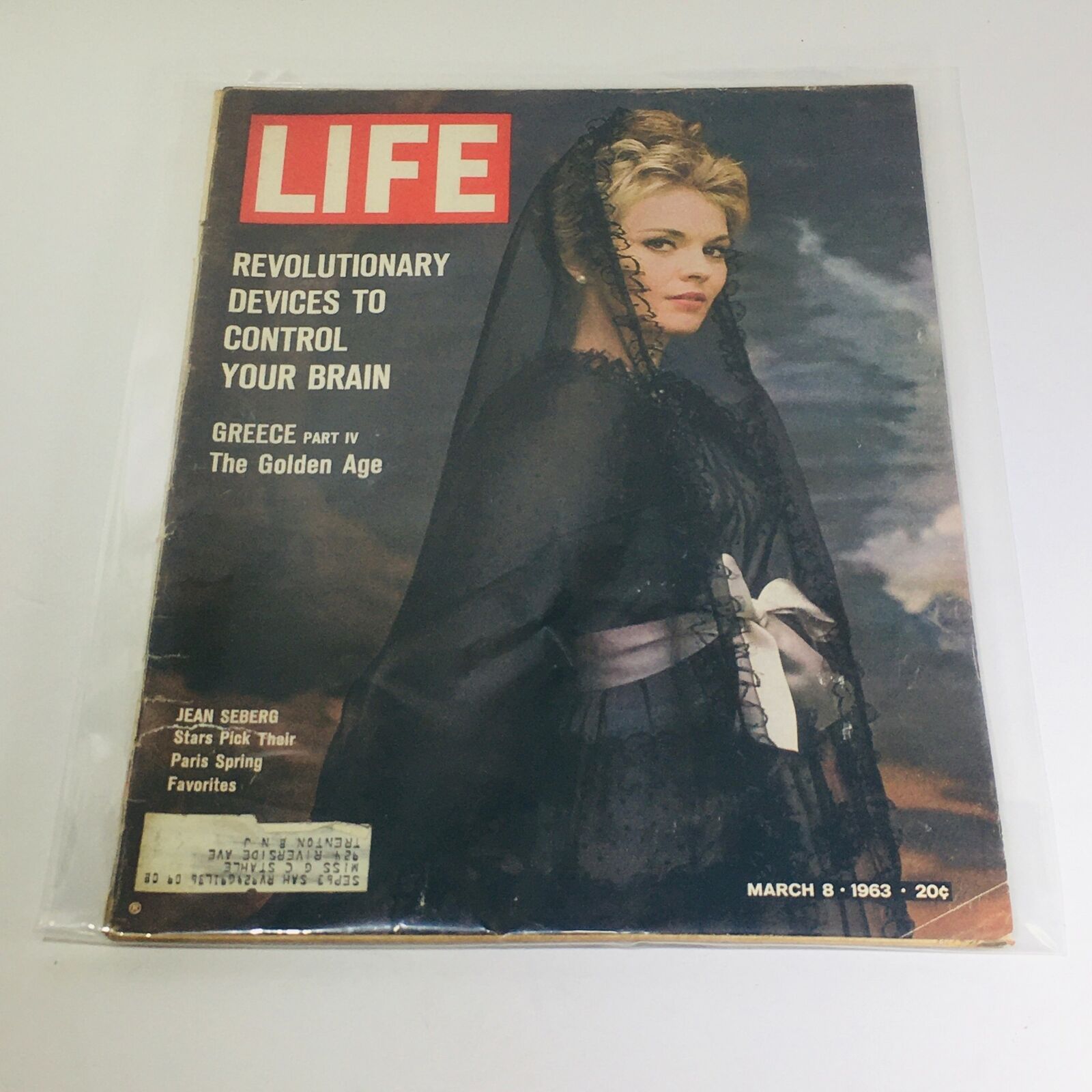 VTG Life Magazine: Jean Seberg: Stars Pick Their Paris Spring Fav - March 8 1963