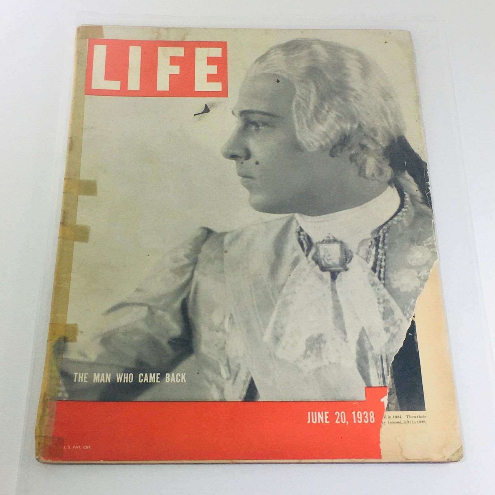 Vintage Life Magazine: June 20 1938 - The Man Who Came Back