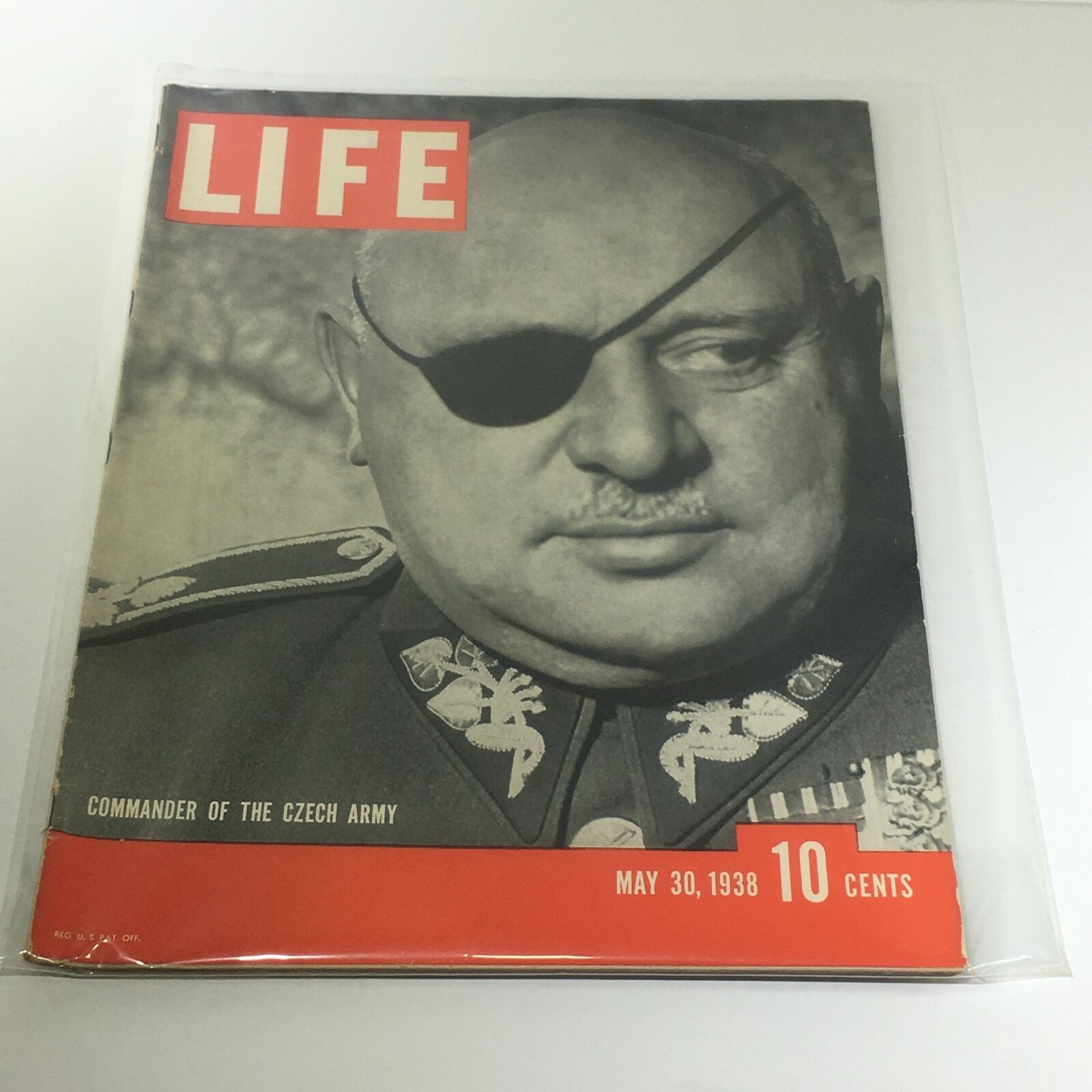 Vintage Life Magazine:  Commander Of The Czech Army - May 30 1938