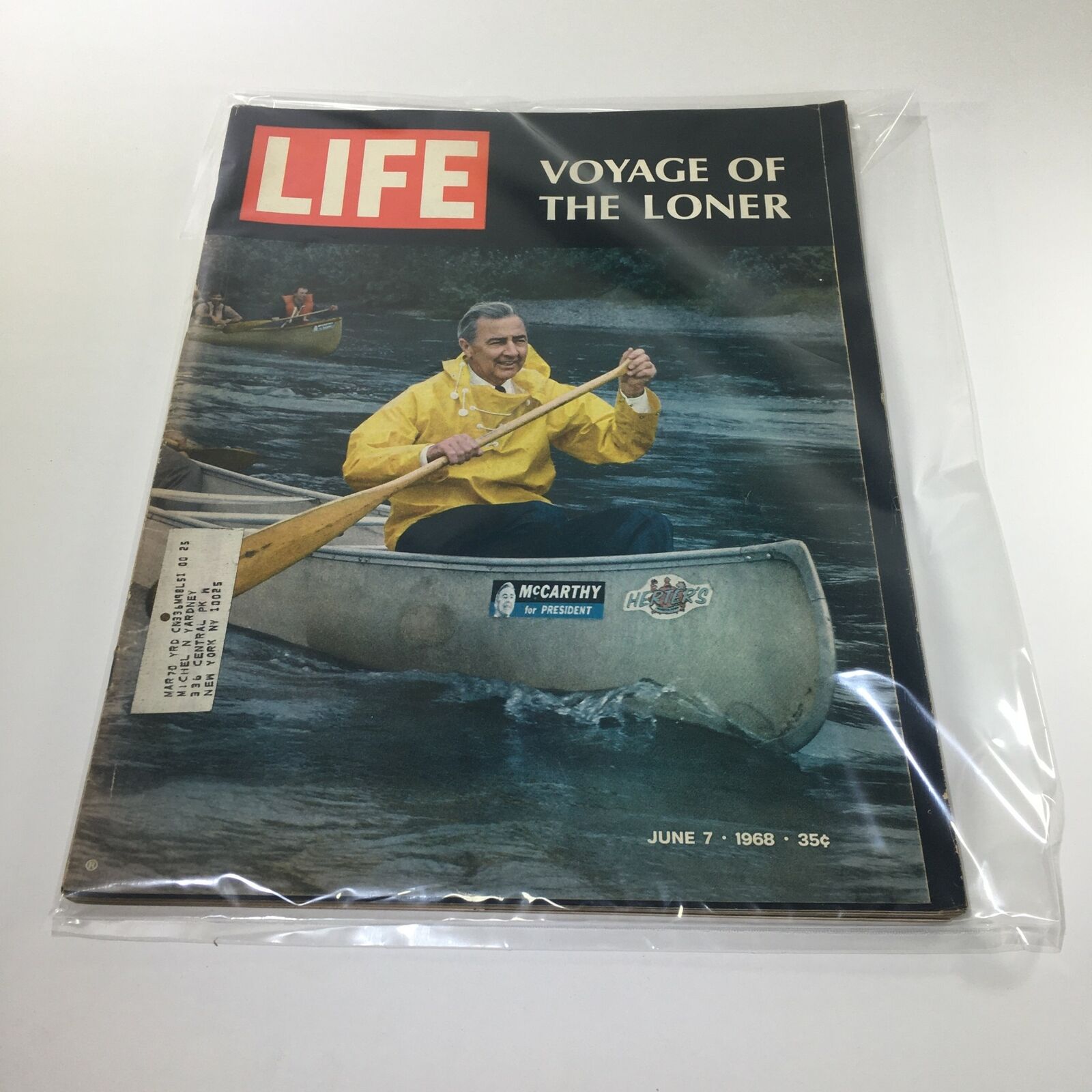 VTG Life Magazine: June 7 1968 - Eugene McCarthy: Voyage of the Loner