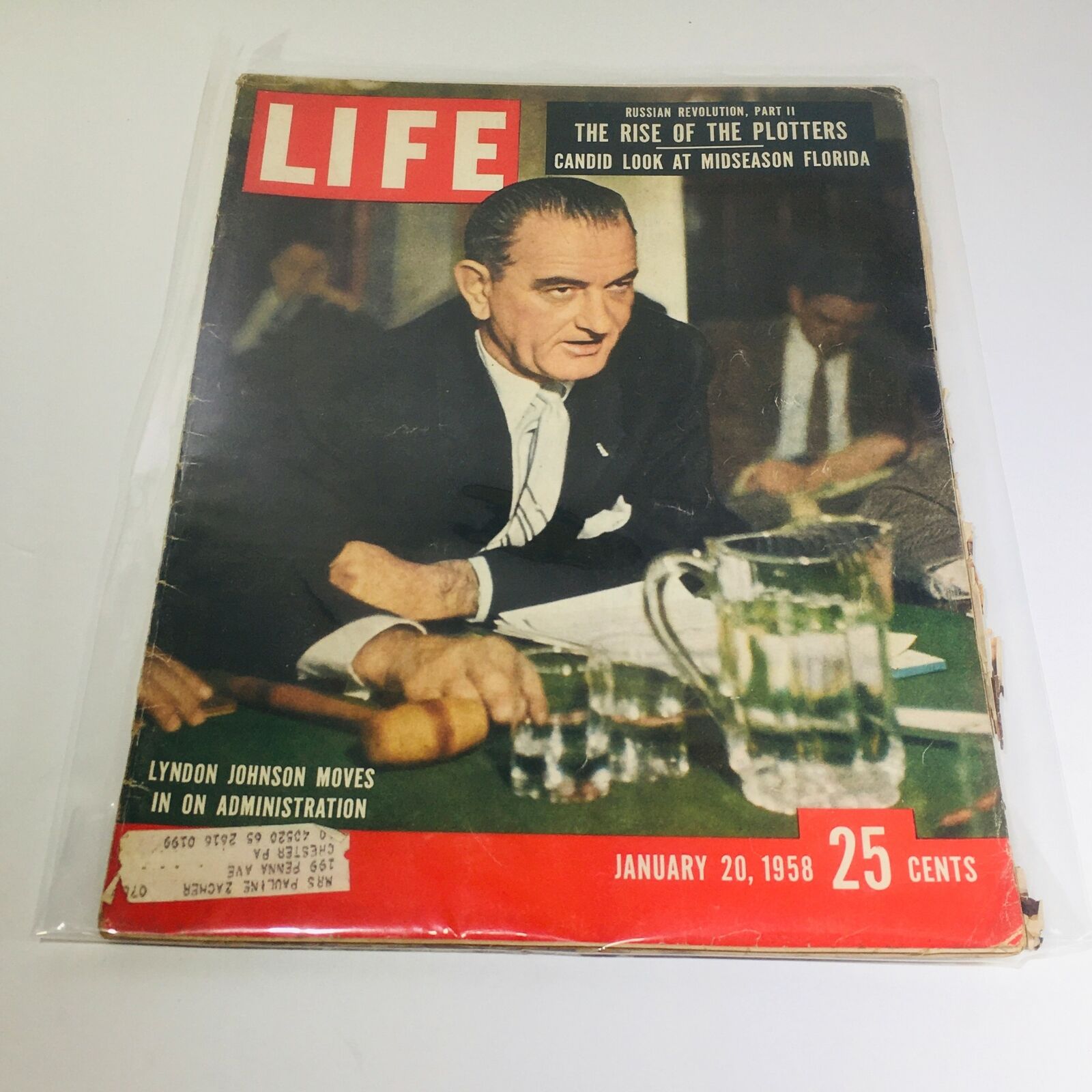 VTG Life Magazine: January 20 1958 - Lyndon Johnson In On Administration/Candid