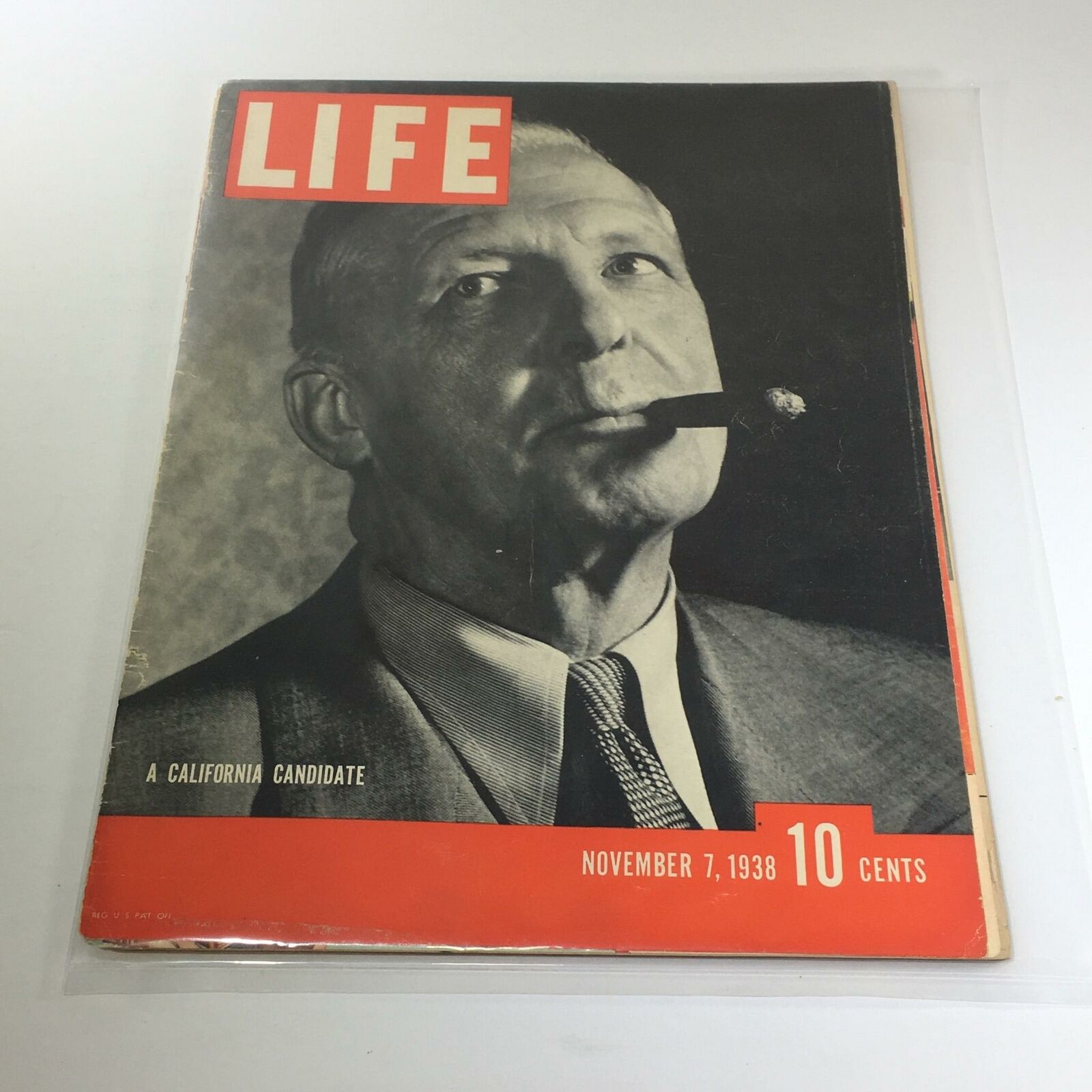 Vintage Life Magazine: A California Candidate - November 7 1938