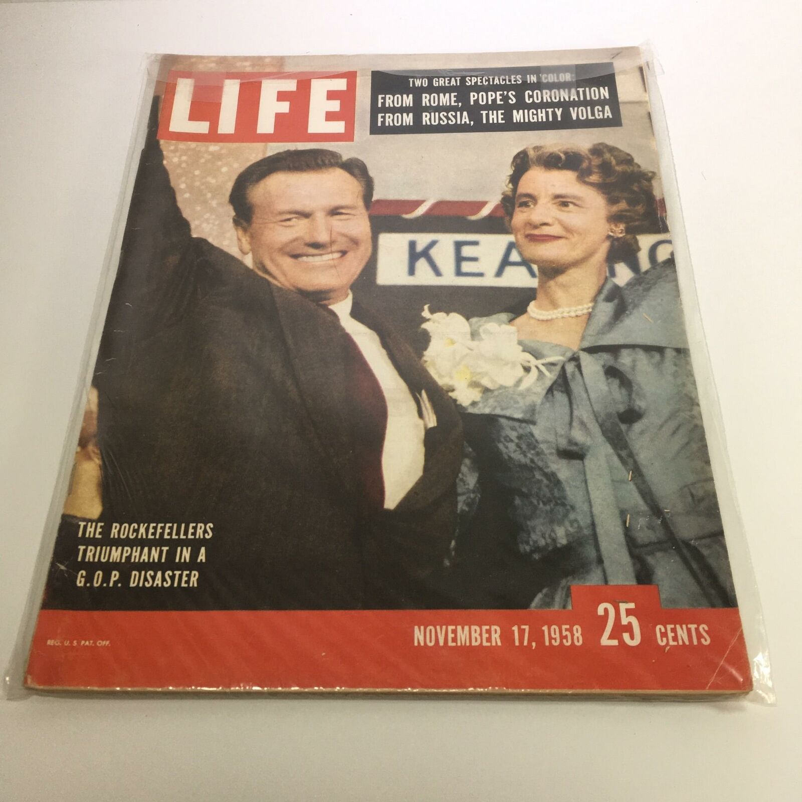 Life Magazine November 17 1958 The Rockefellers Triumphant on a GOP Disaster