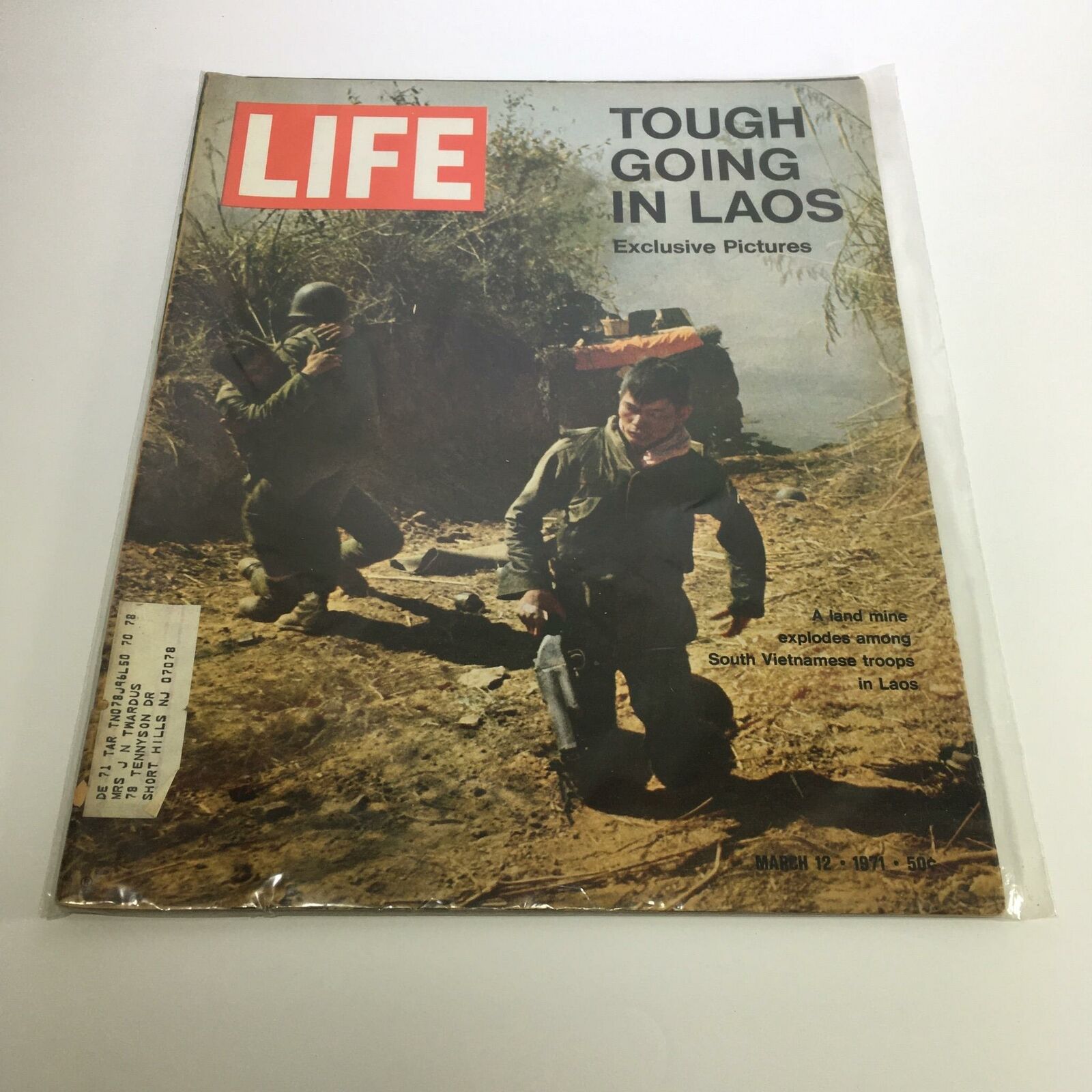 Life Magazine March 12 1971 A Land Mine Explodes Among South Vietnamese Troops