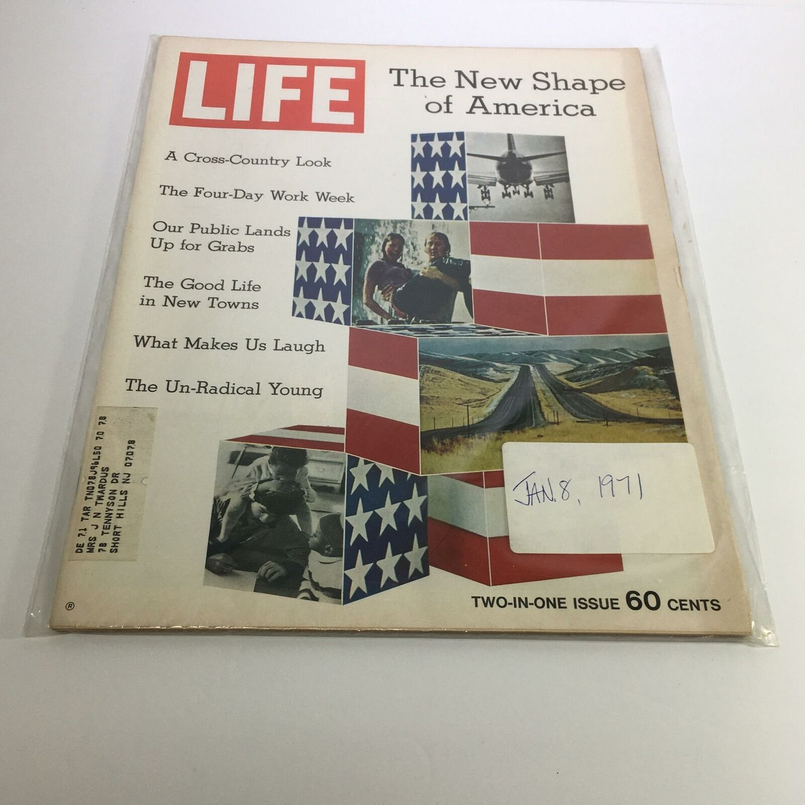 Life Magazine: Janunary 8, 1971 - 2-in-1 Issue: The New Shape of America